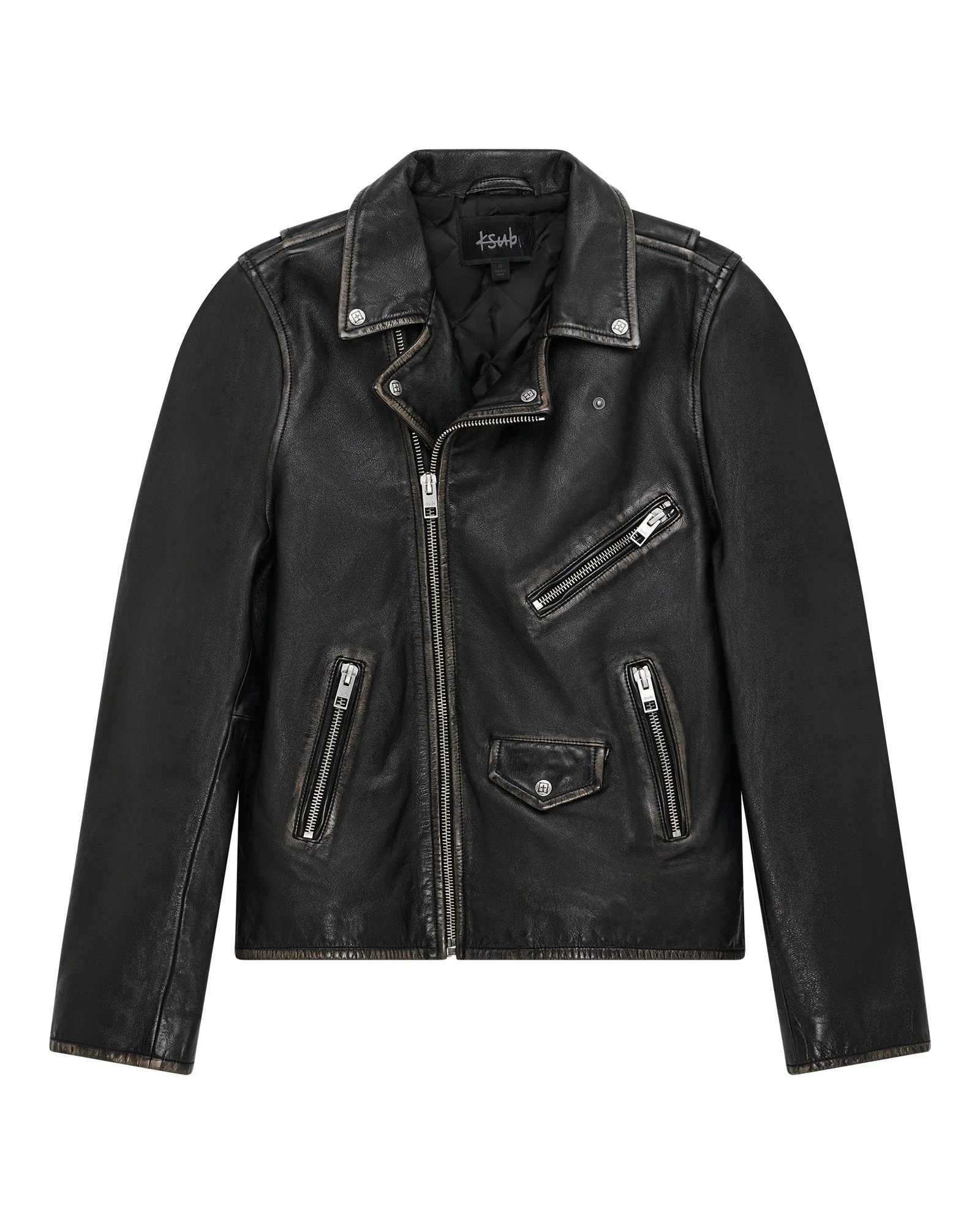 SOTT CAPITOL LEATHER JACKET BLACK