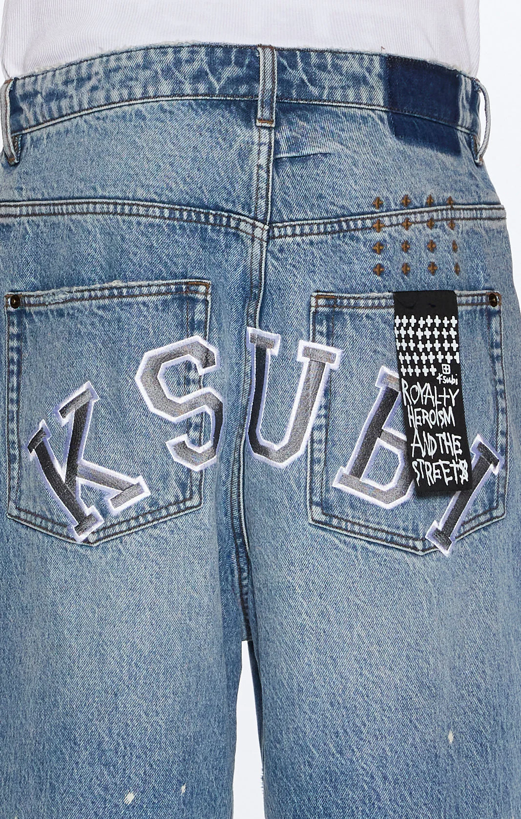 MAXX SHORT 70'S BLUE TRASHED