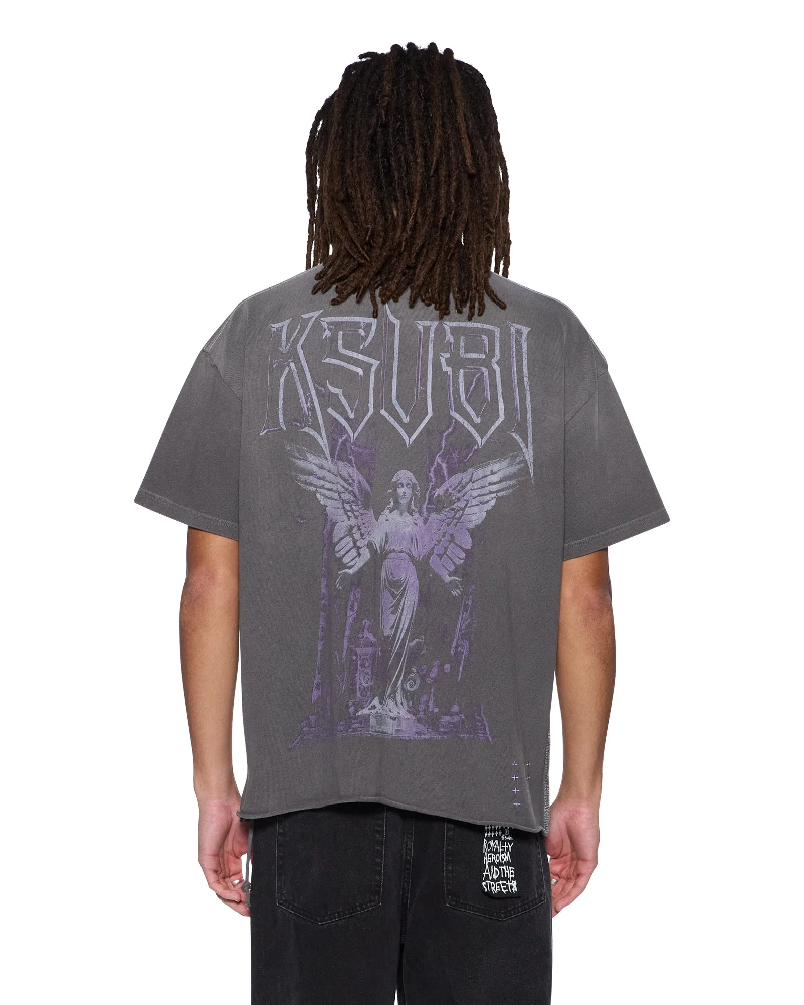 UTOPIA ANGEL EKCESS  SS TEE CHARCOAL