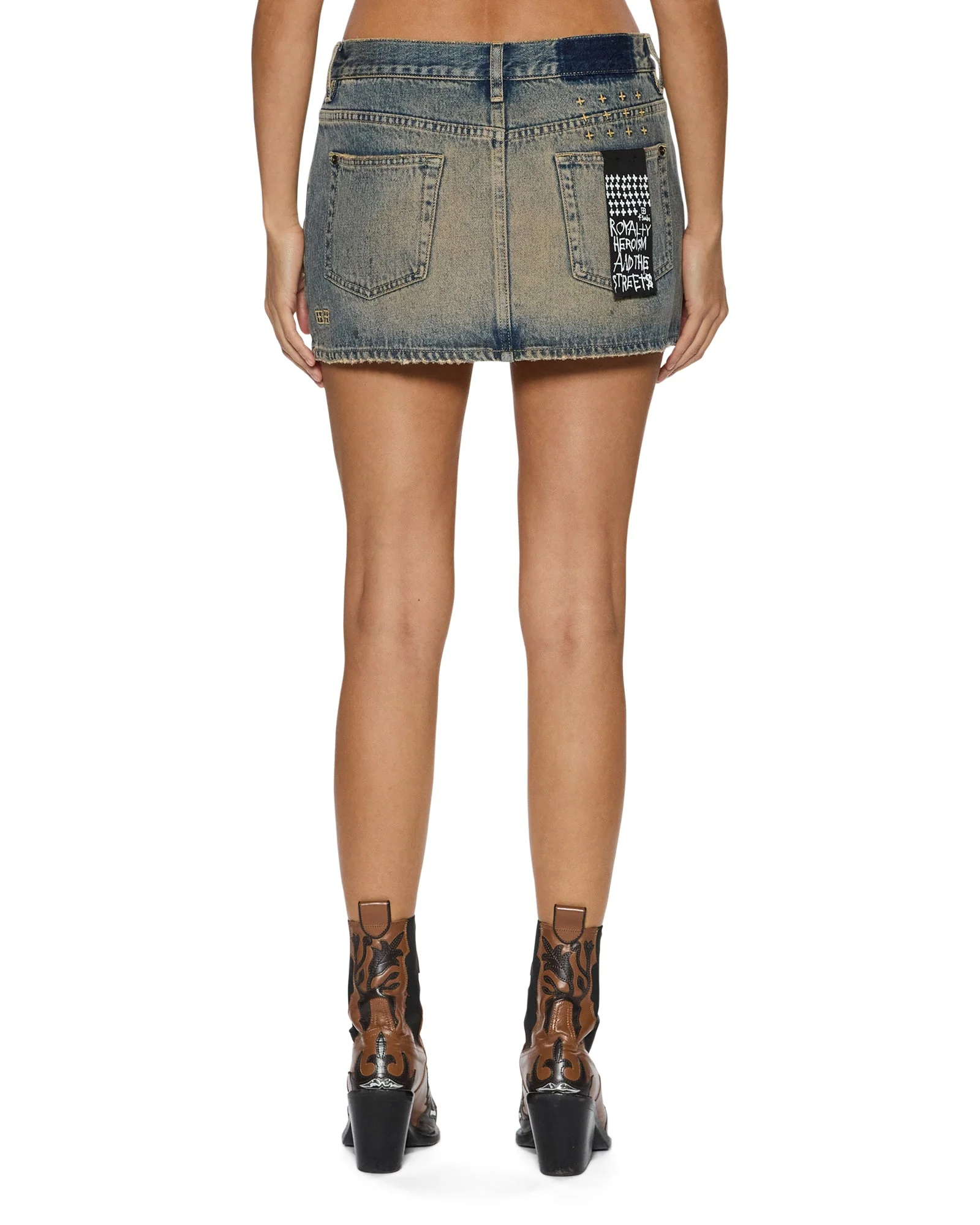 MICRO MINI SKIRT FLIP DUNE