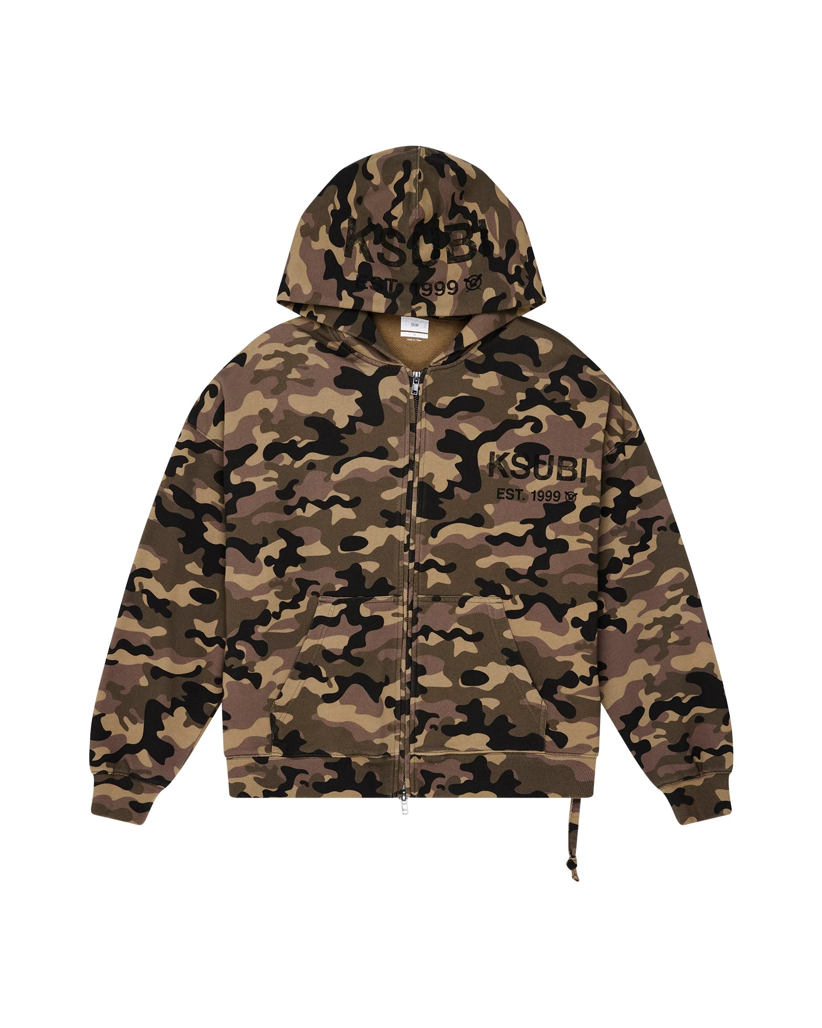 ZIP THRU HALEN HOODIE CAMO