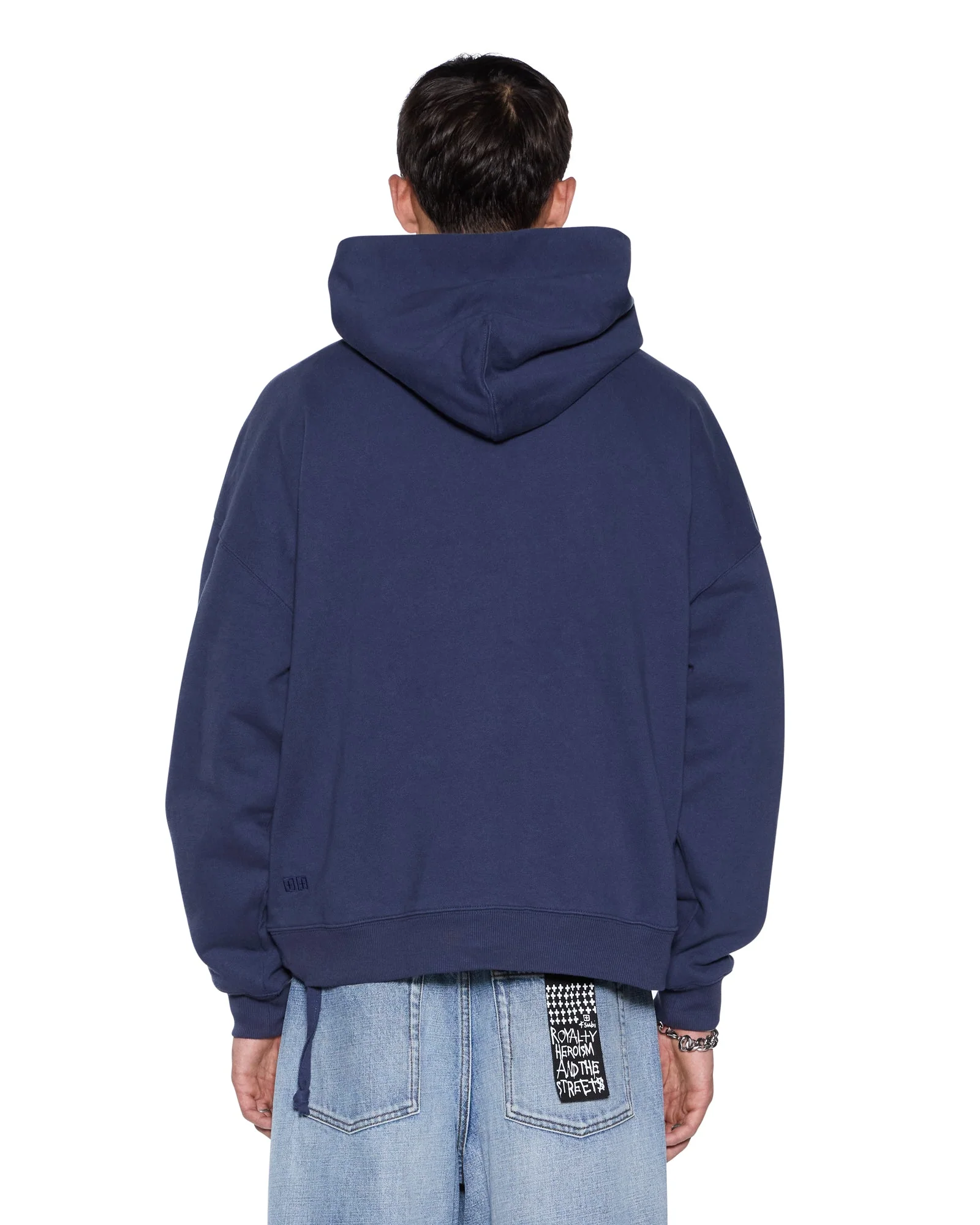 PATCHED EKCESS HOODIE NAVY