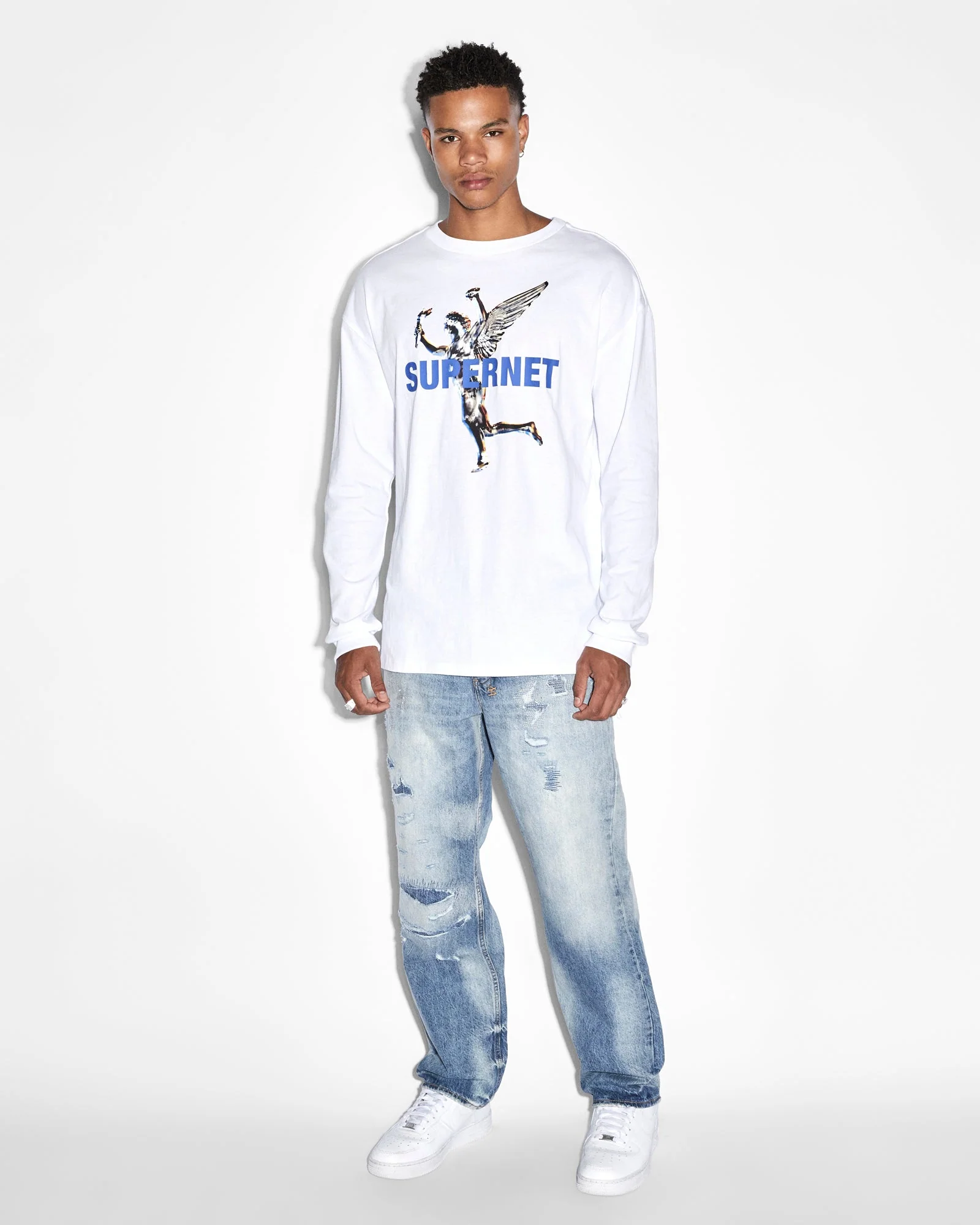 ROLLS KASH LS TEE TRU WHITE