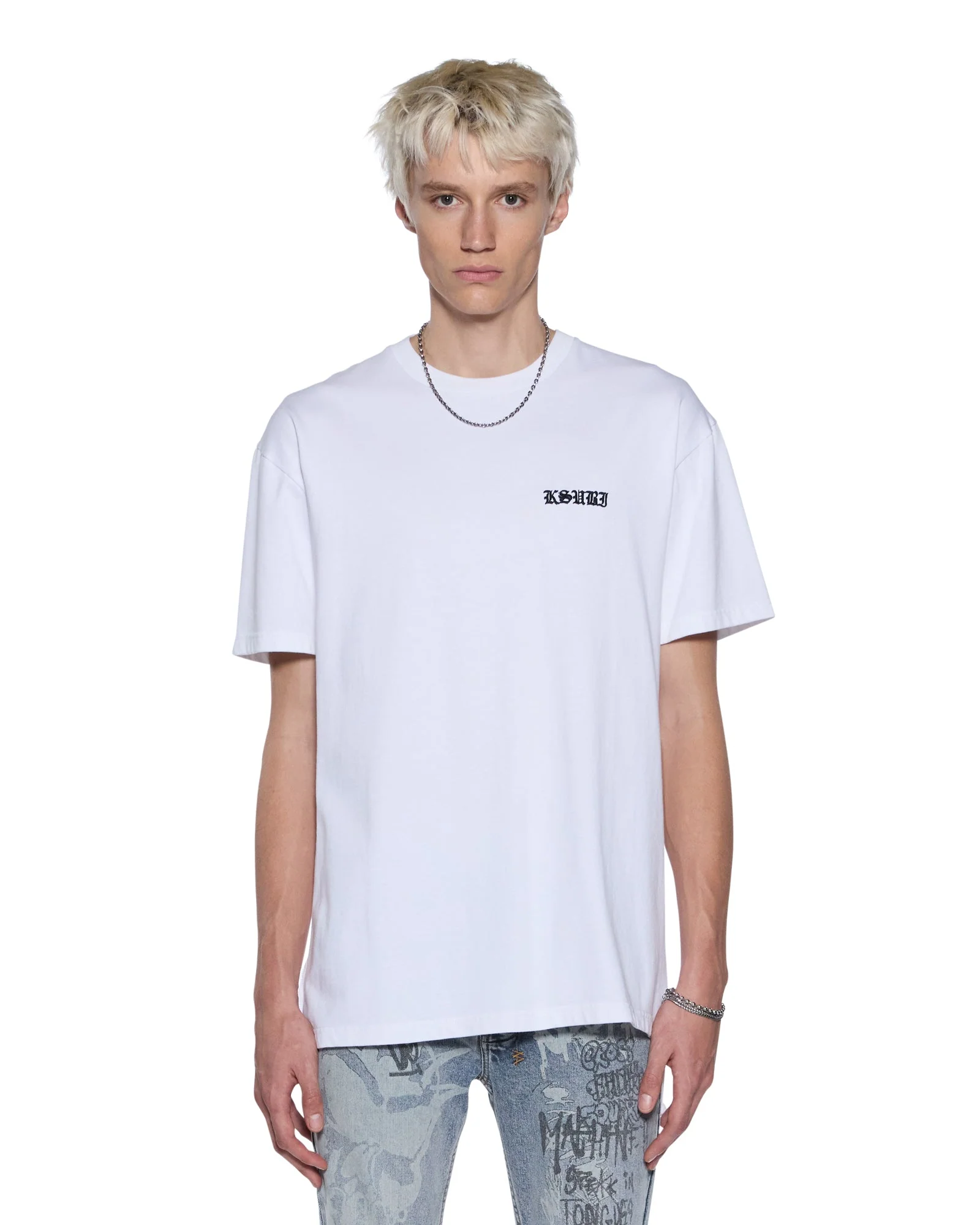 HAUNTED BIGGIE SS TEE WHITE