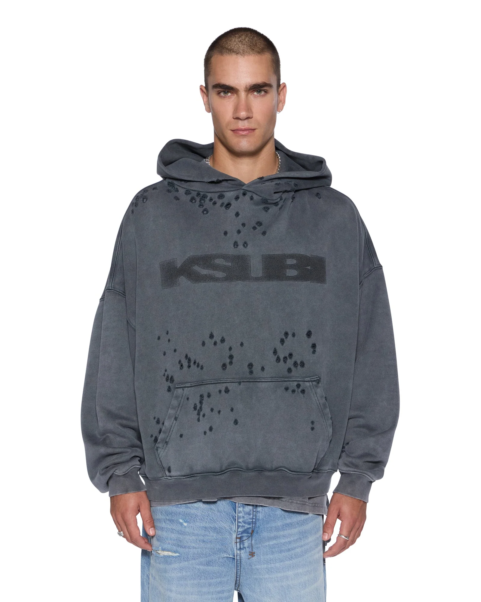 BLASTED EKCESS HOODIE RHINO