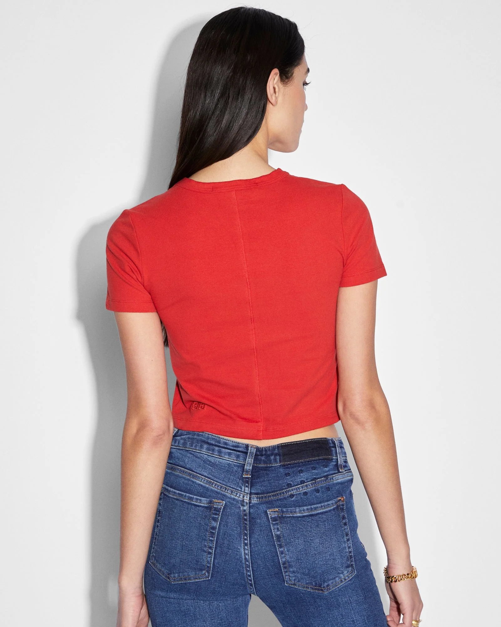 SANCTIFIED BABY SS TEE CRIMSON