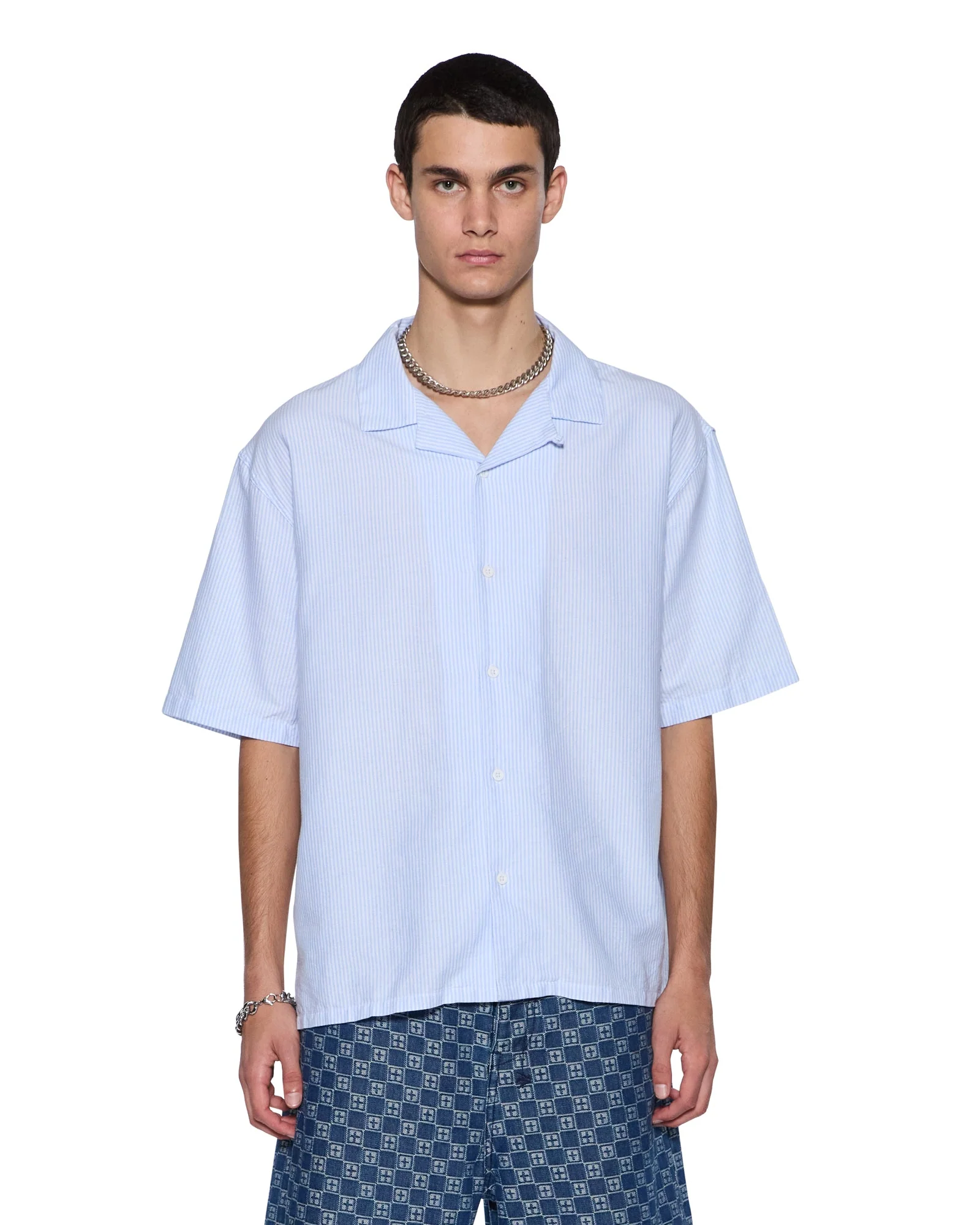 CARING DINER SS SHIRT TRU STRIPE