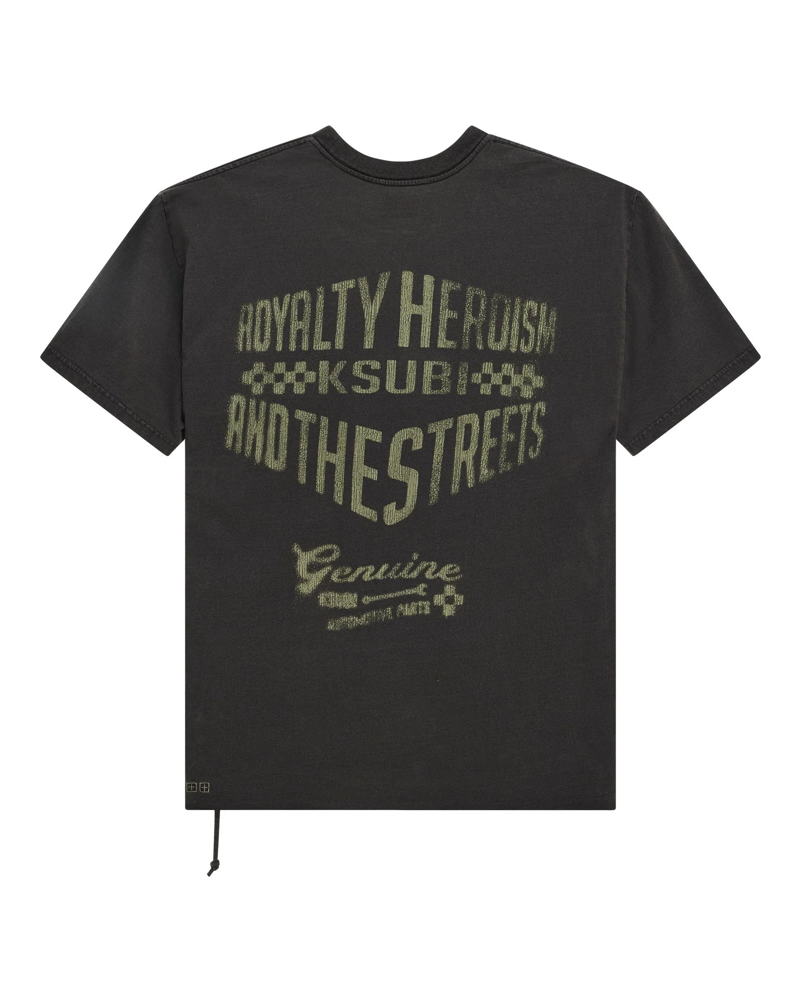 GARAGE BIGGIE SS TEE FADED BLACK