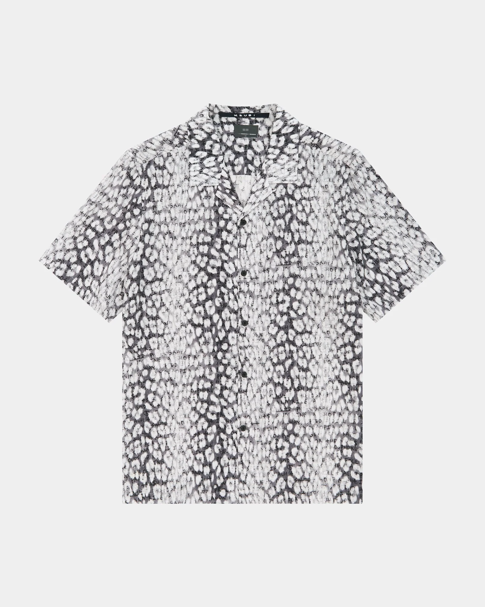 WHITENOISE LEOPARD RESORT SS SHIRT MULTI