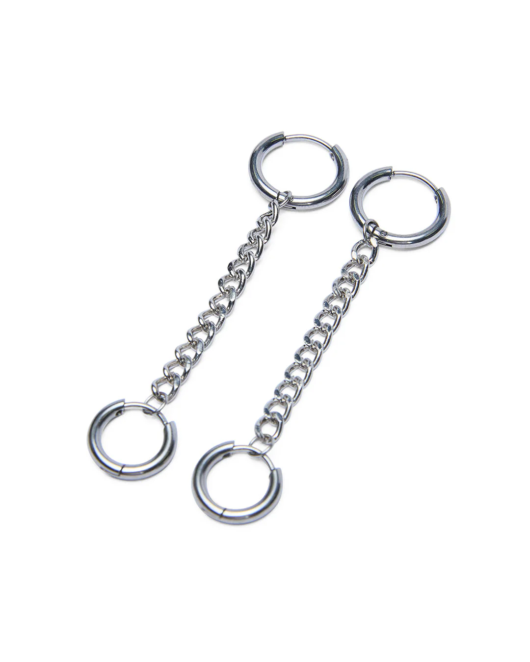 SILVER CHAINLINK HUGGIES