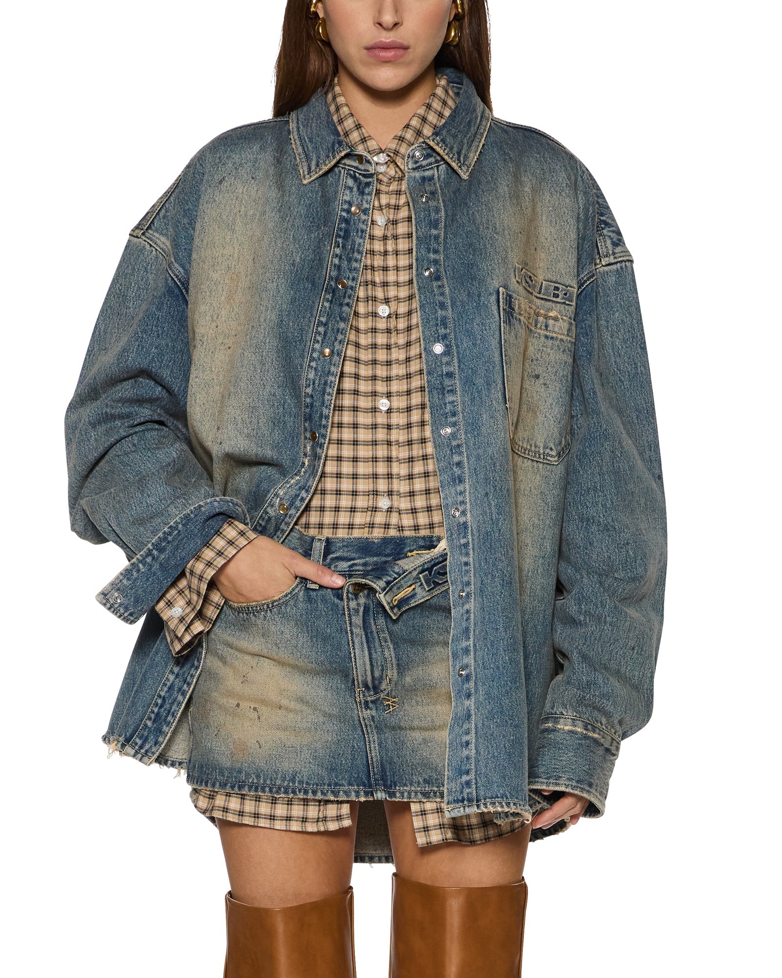 OVERSIZED LS SHIRT DUNE