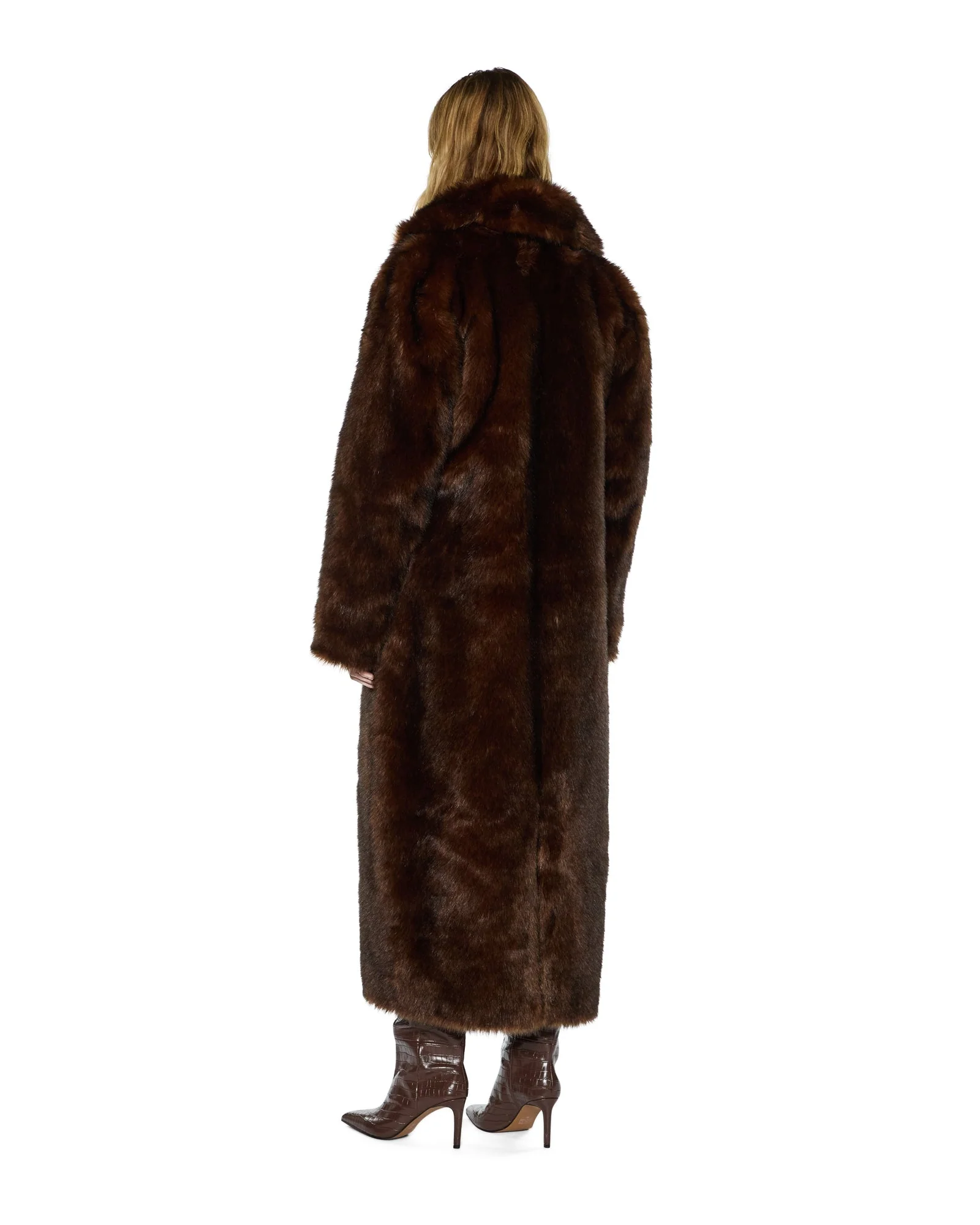 ALTON FAUX FUR JACKET TAWNY