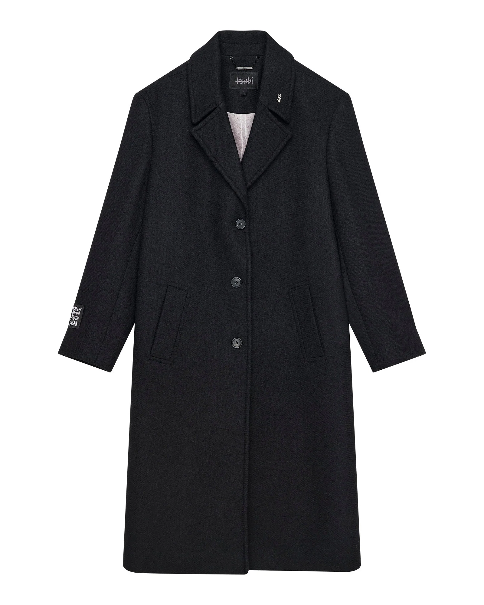 REDEMPTION WOOL COAT BLACK