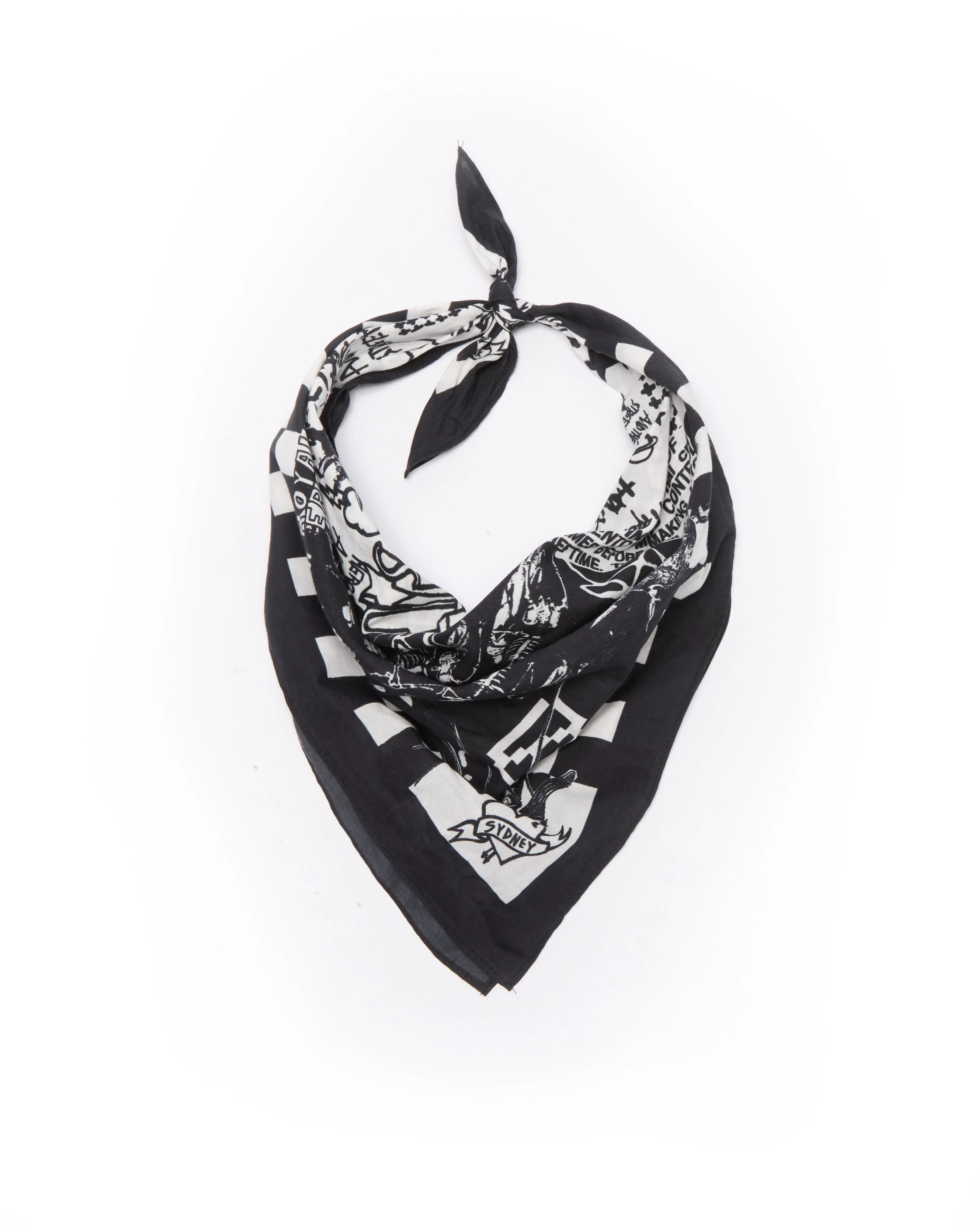 DEATH MACHINE BANDANA BLACK