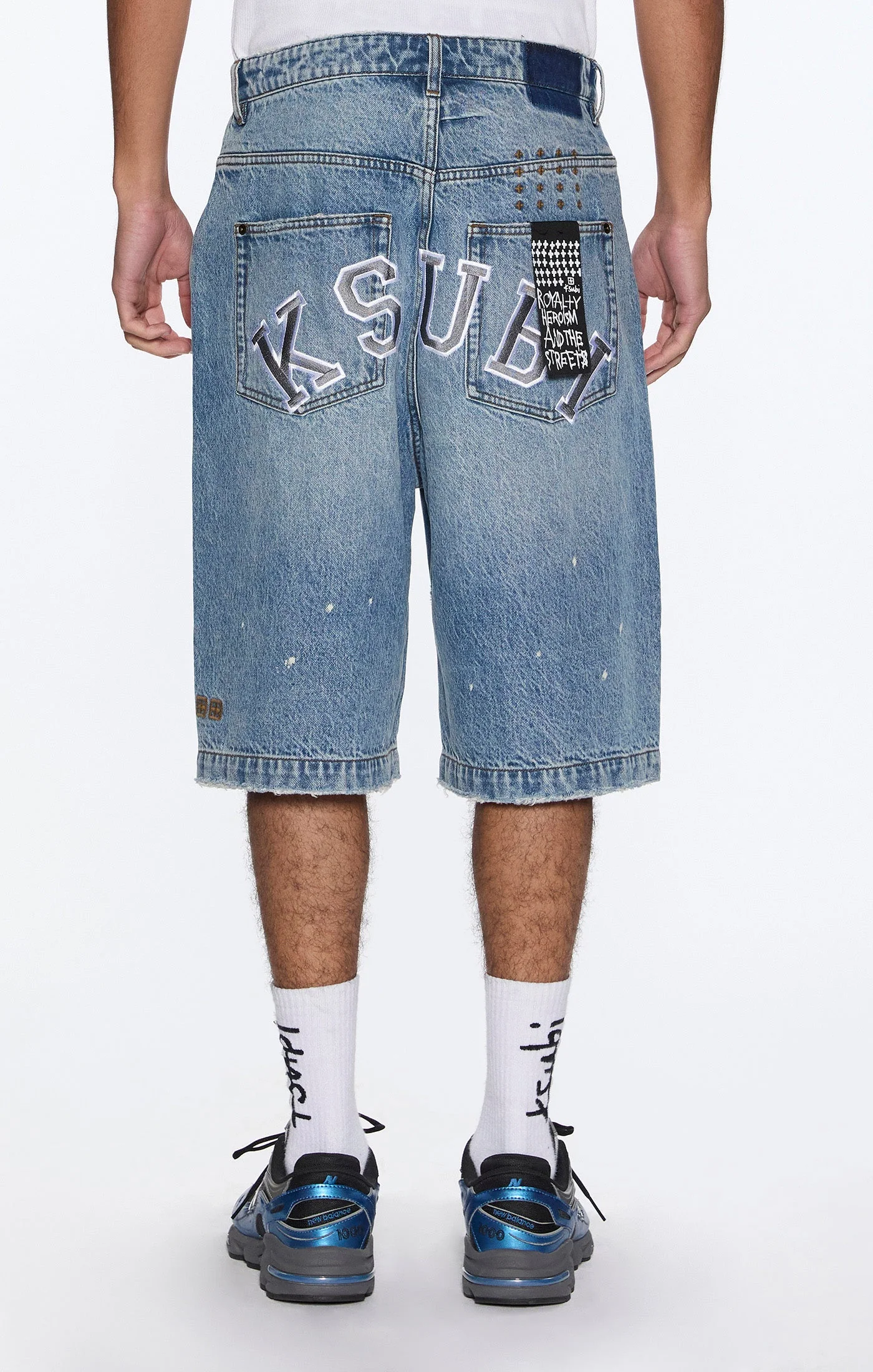 MAXX SHORT 70'S BLUE TRASHED