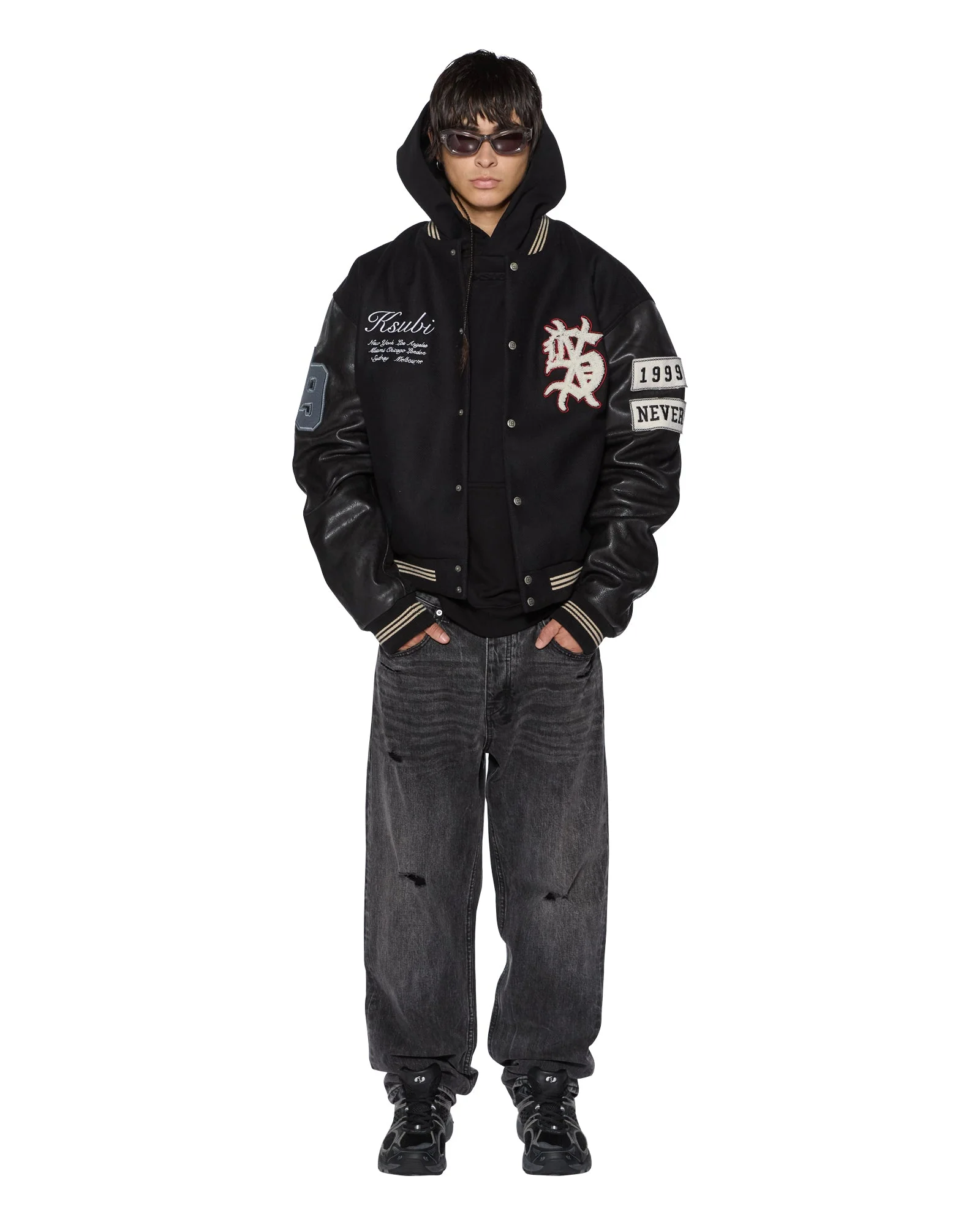 INTRUDER EKCESS HOODIE JET BLACK