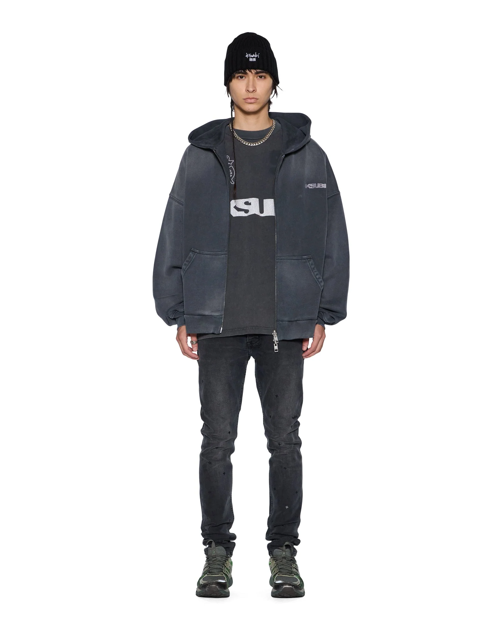 RUGGED EKCESS SS TEE BLASTED BLACK