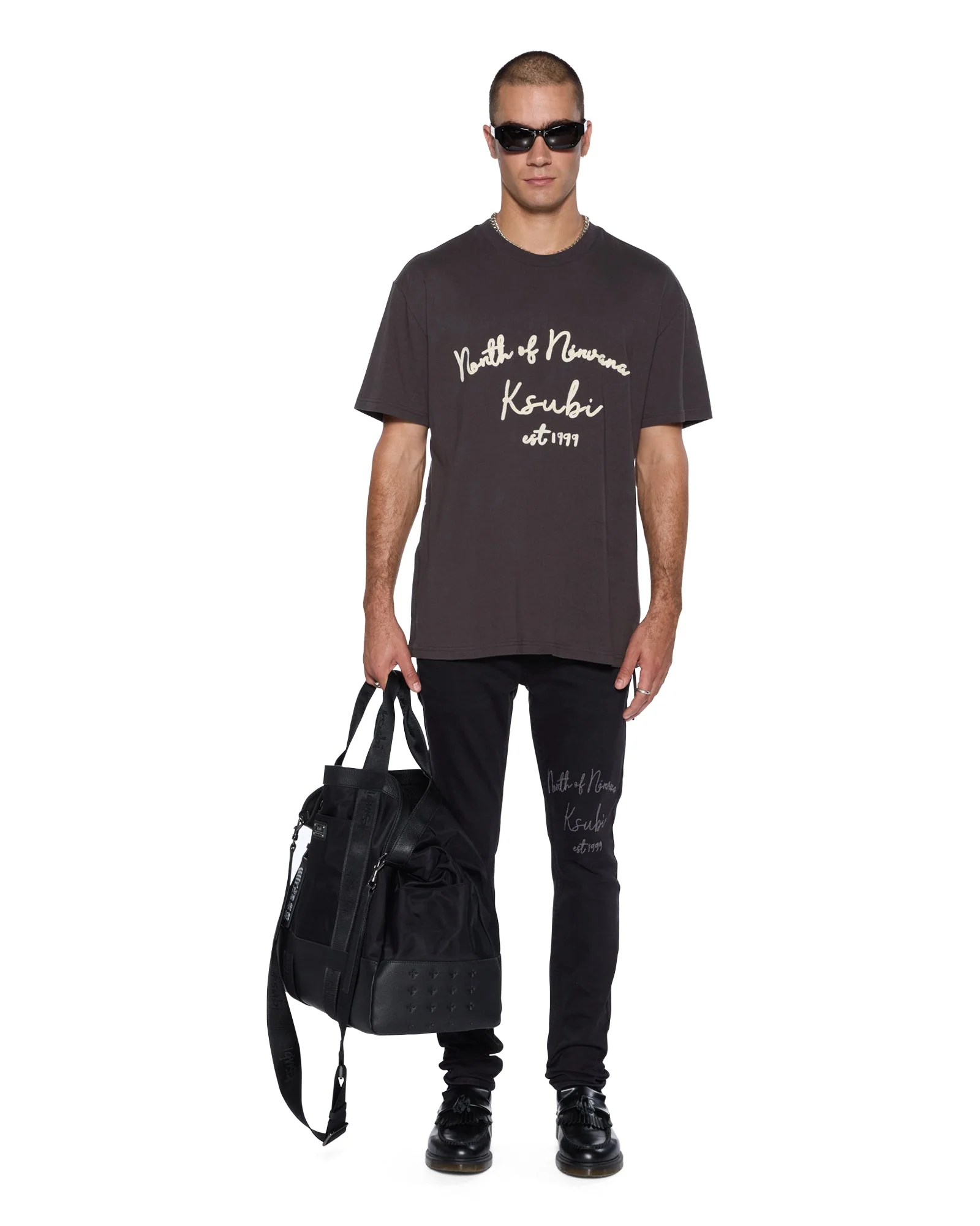 SALUD BIGGIE SS TEE FADED BLACK
