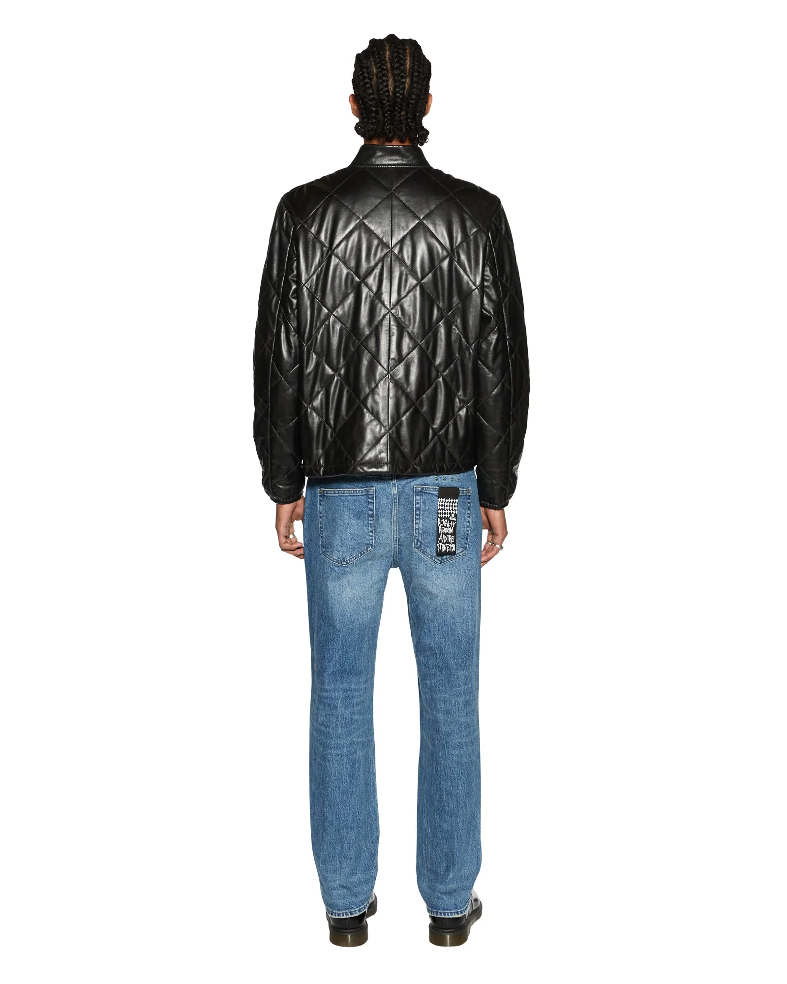 ECLIPSE QUILTED BOMBER BLACK