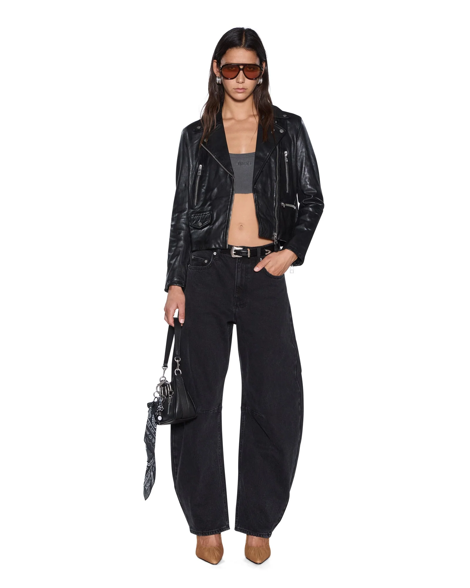 AMPLIFY LEATHER JACKET BLACK