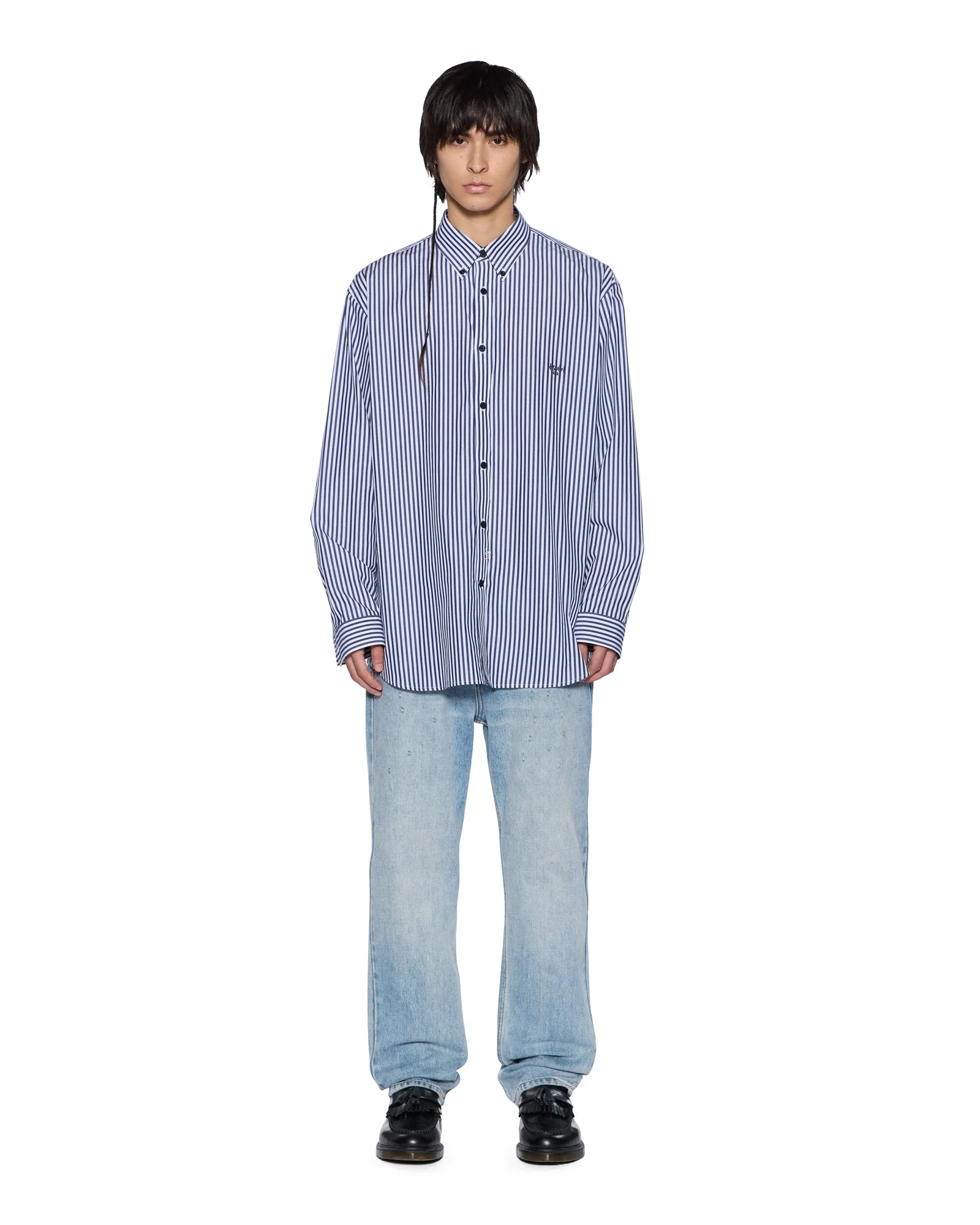 KSIGNATURE LS SHIRT WHITE STRIPE