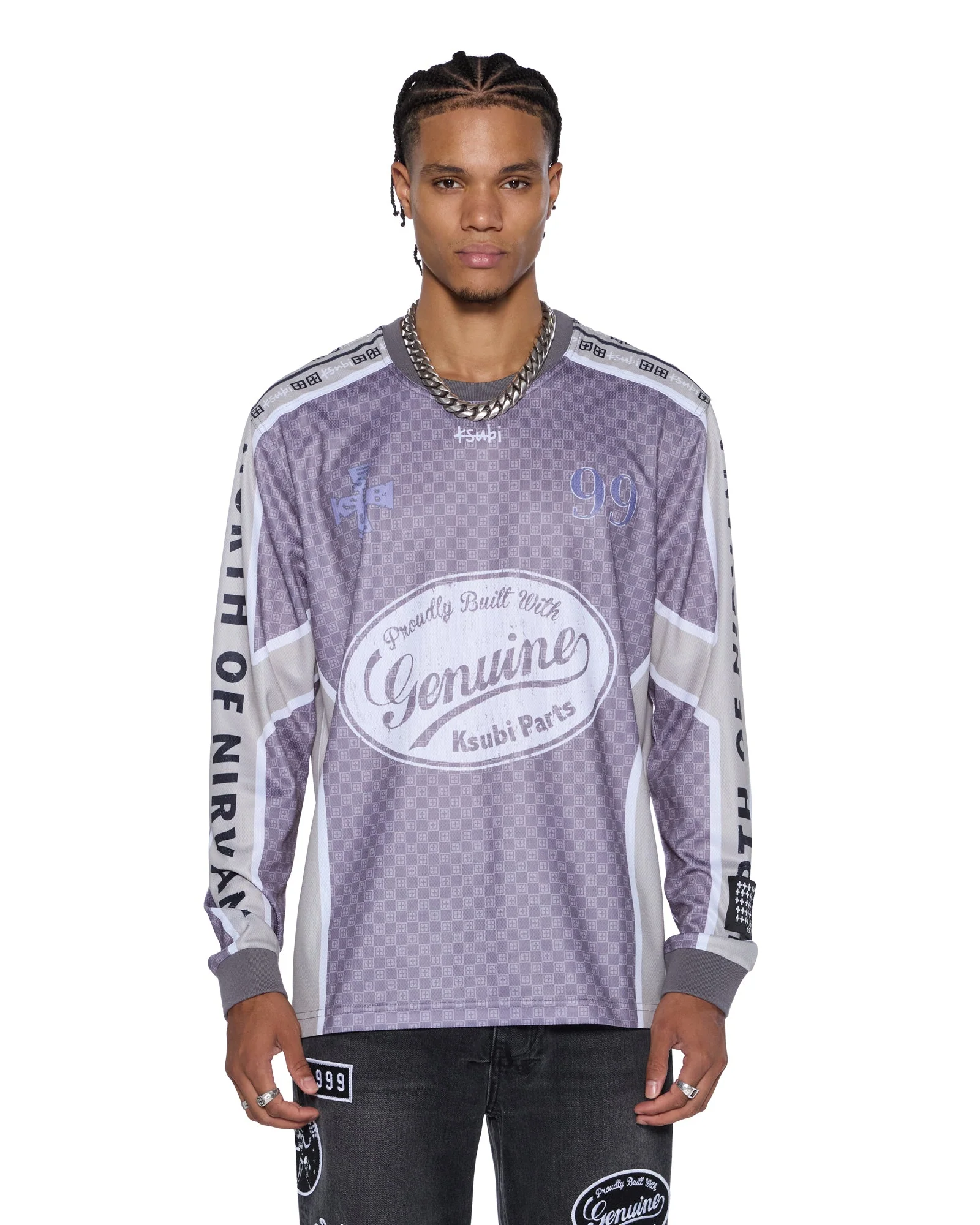 GARAGE LS MOTO JERSEY MOSS BLACK