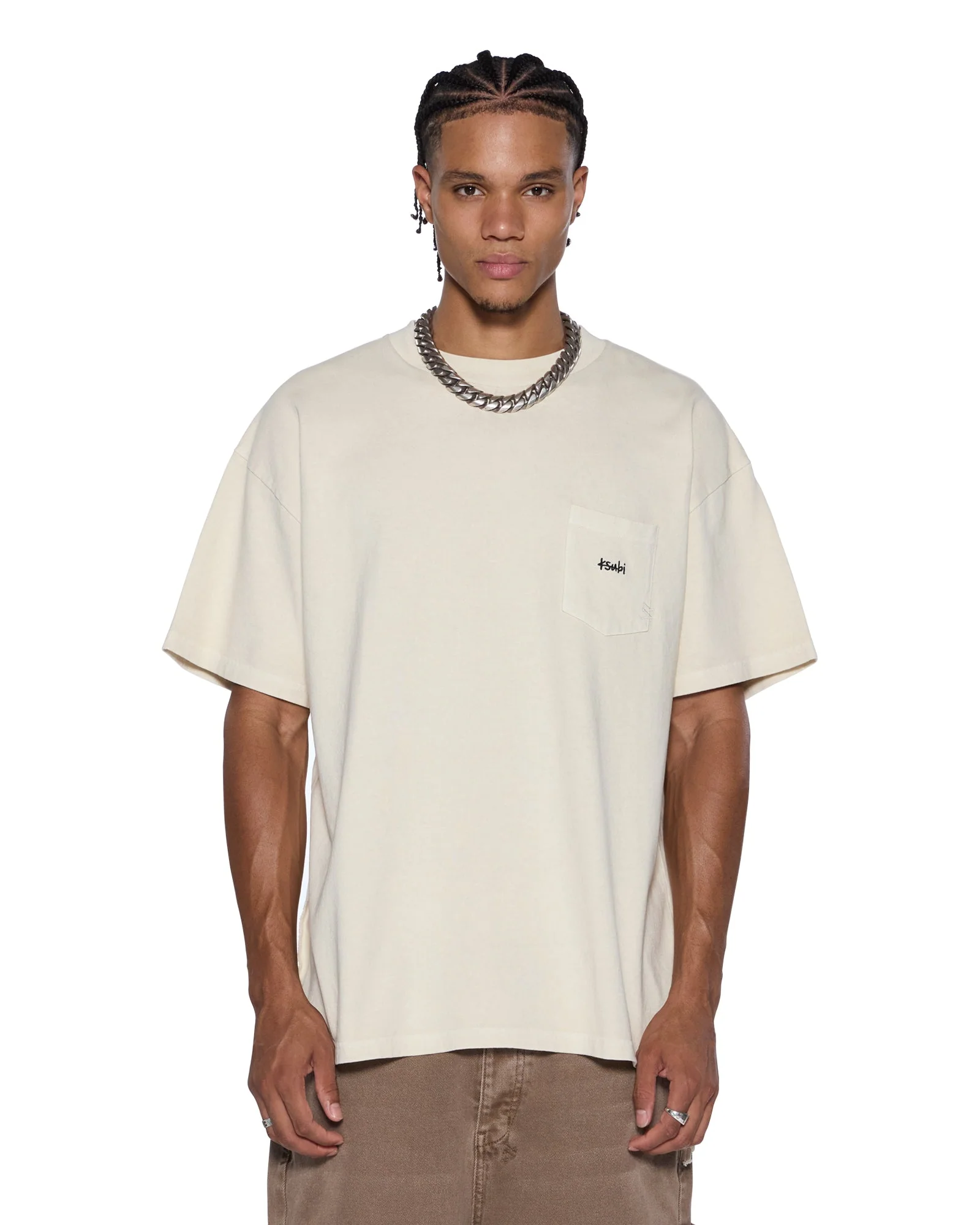 EST EKCESS POCKET SS TEE DESERT