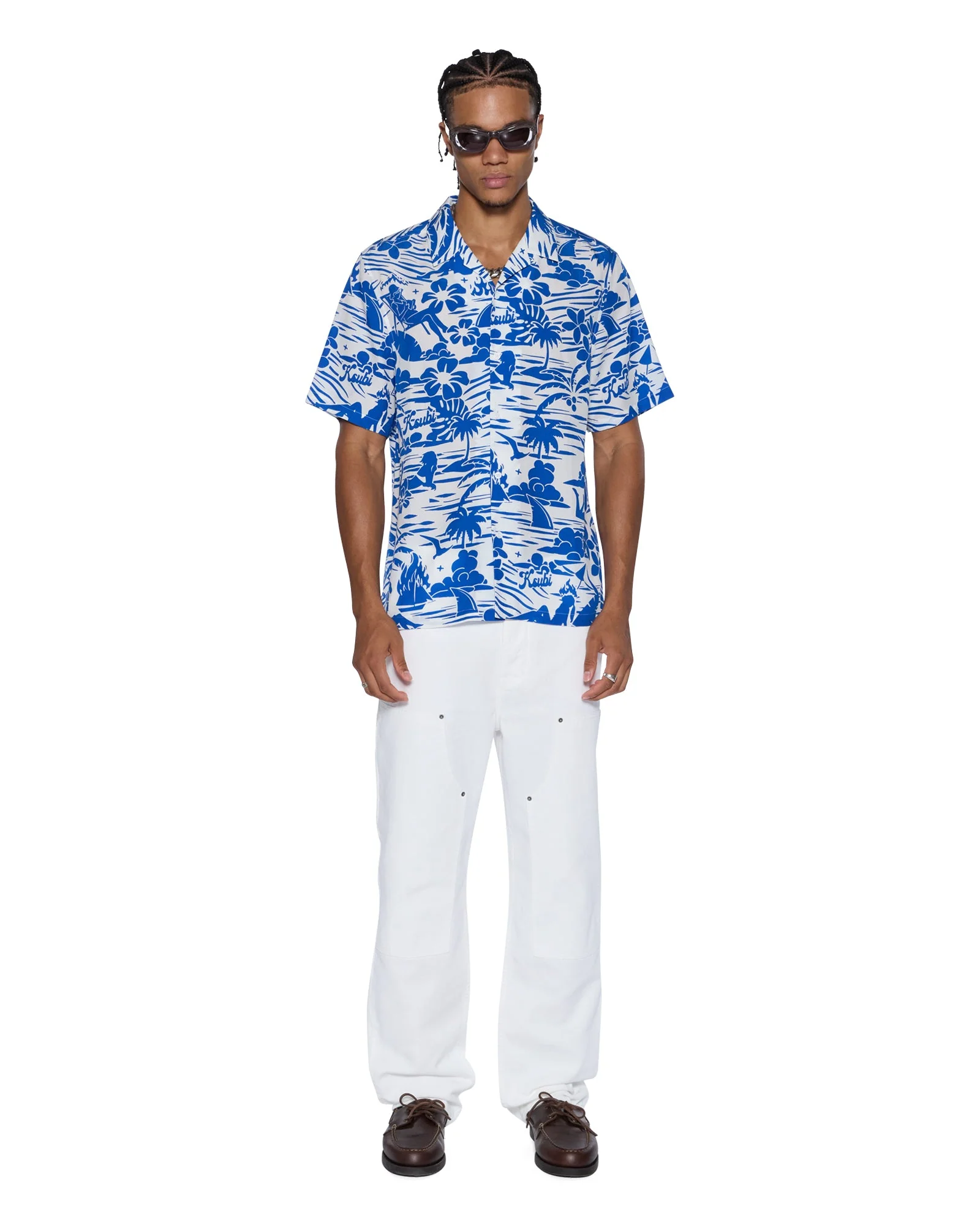 LAGOON SS RESORT SHIRT BLUE