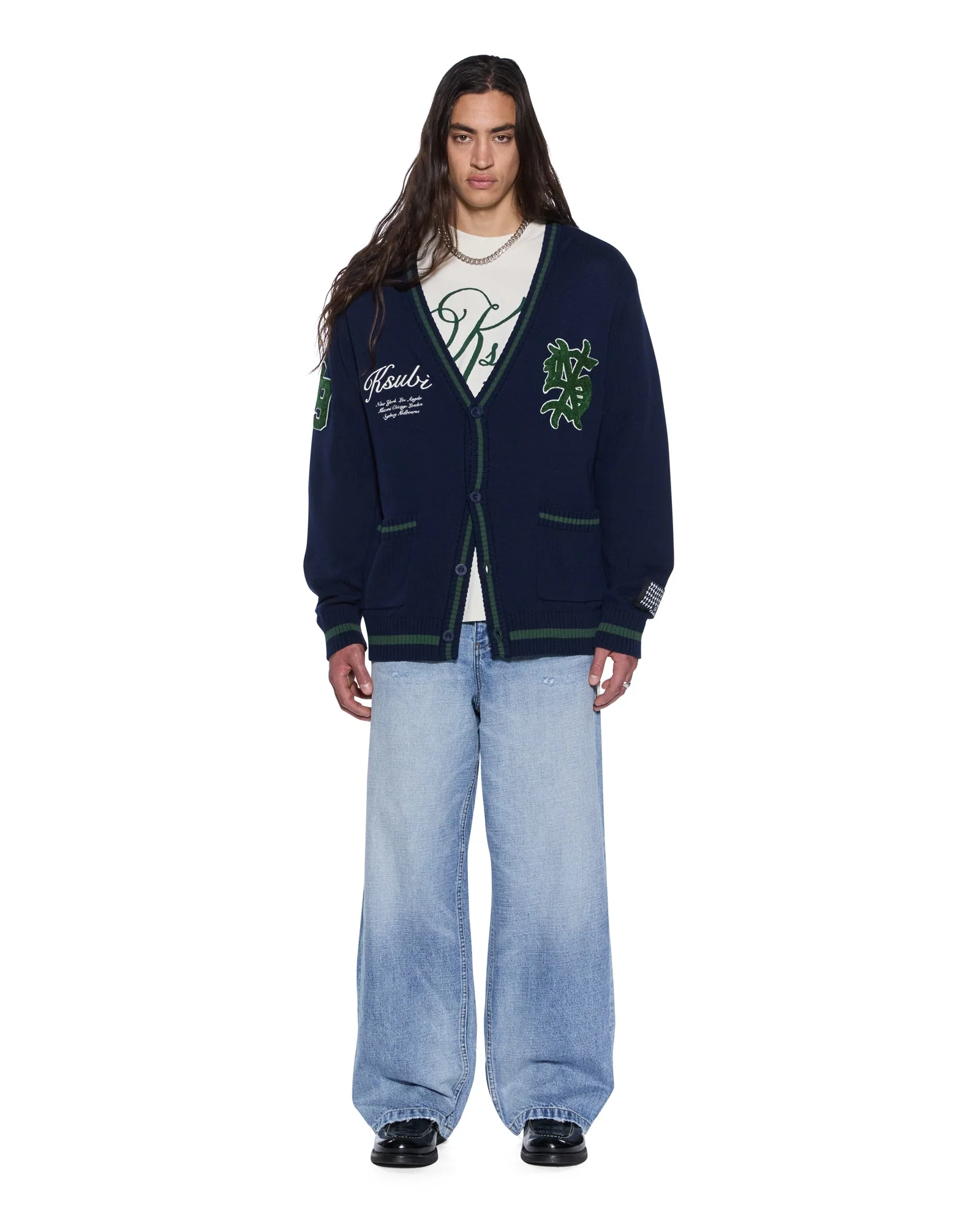 PLAYOFF CARDIGAN MIDNIGHT