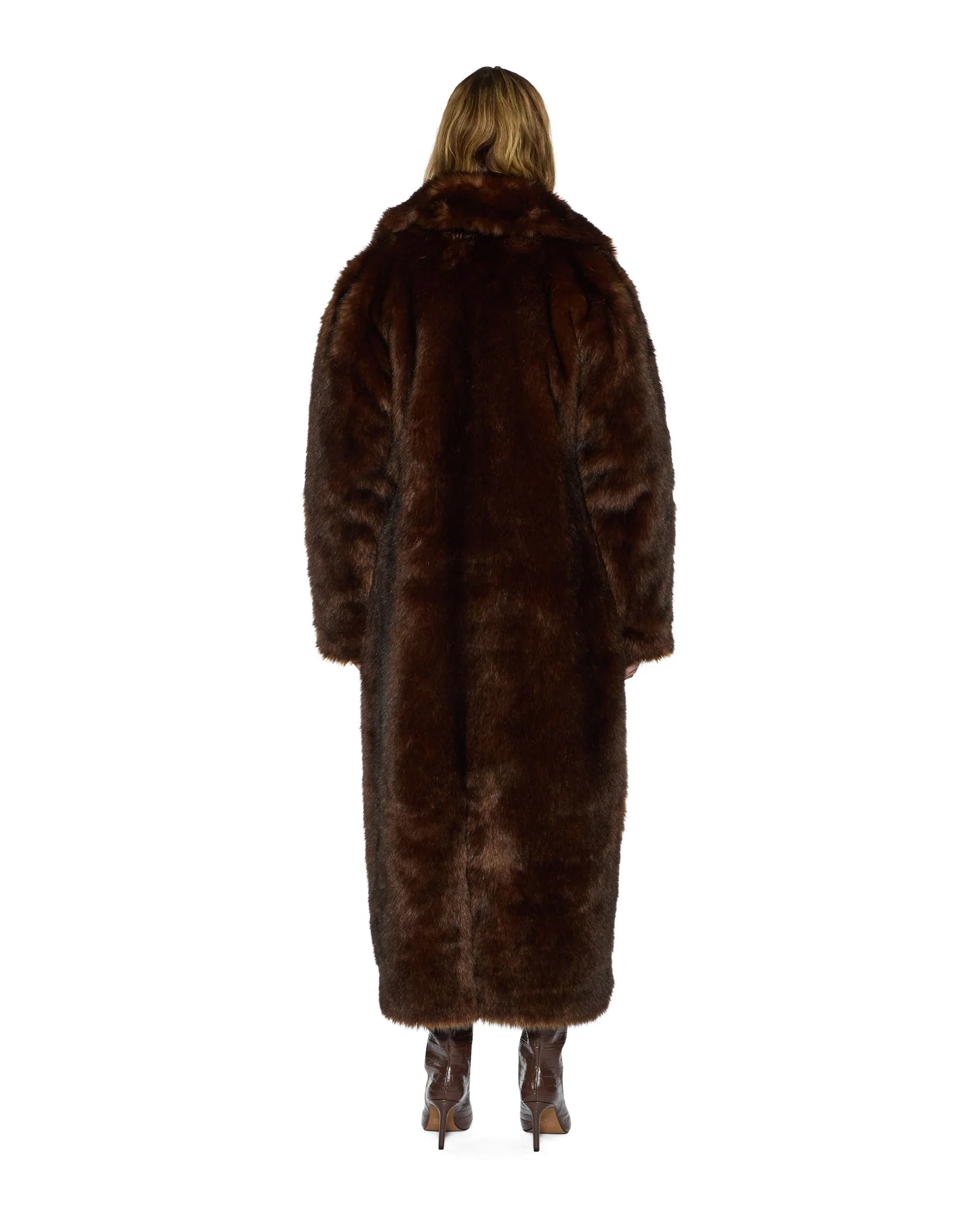 ALTON FAUX FUR JACKET TAWNY