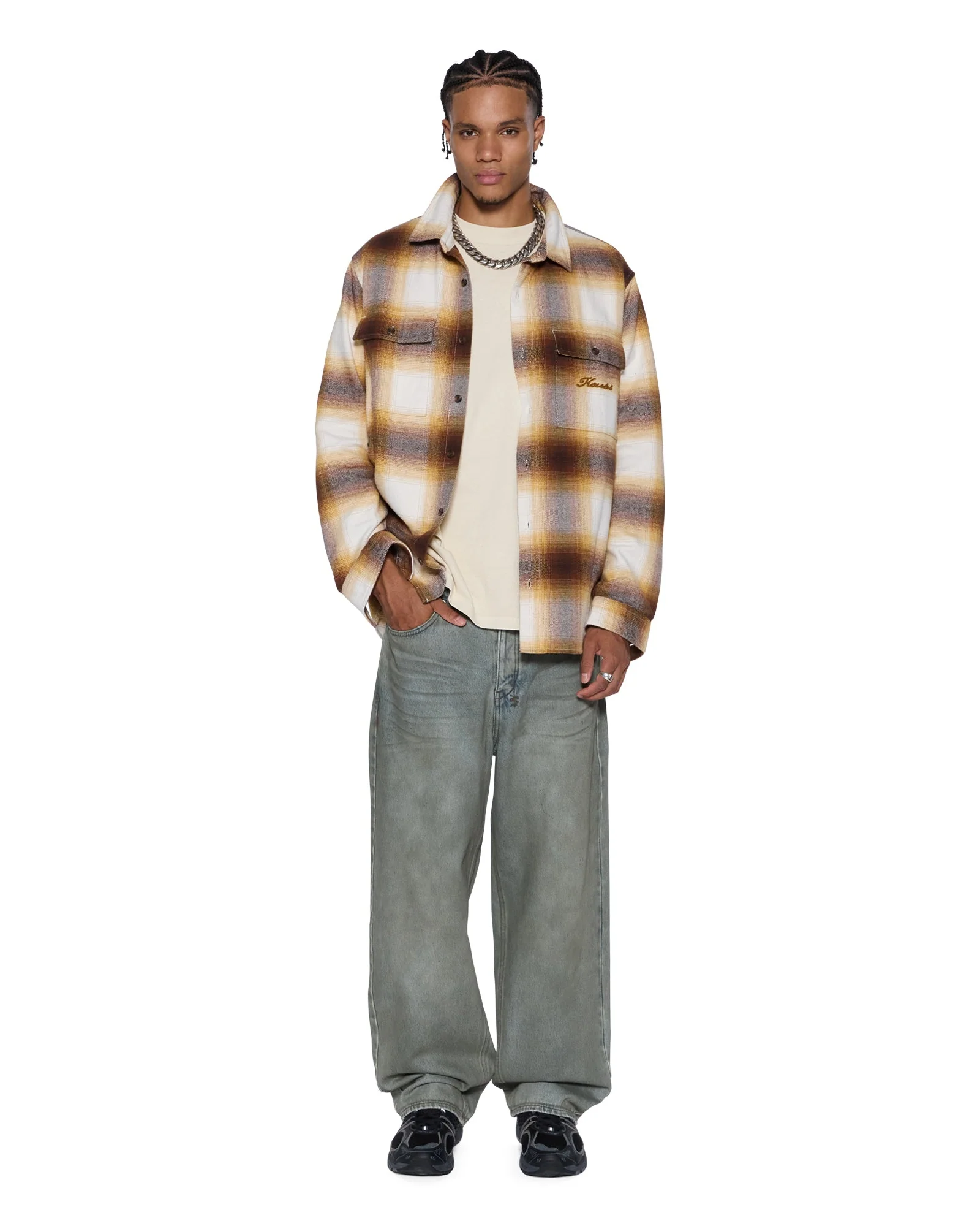 ROSEBOWL LS SHIRT BURNT ORANGE