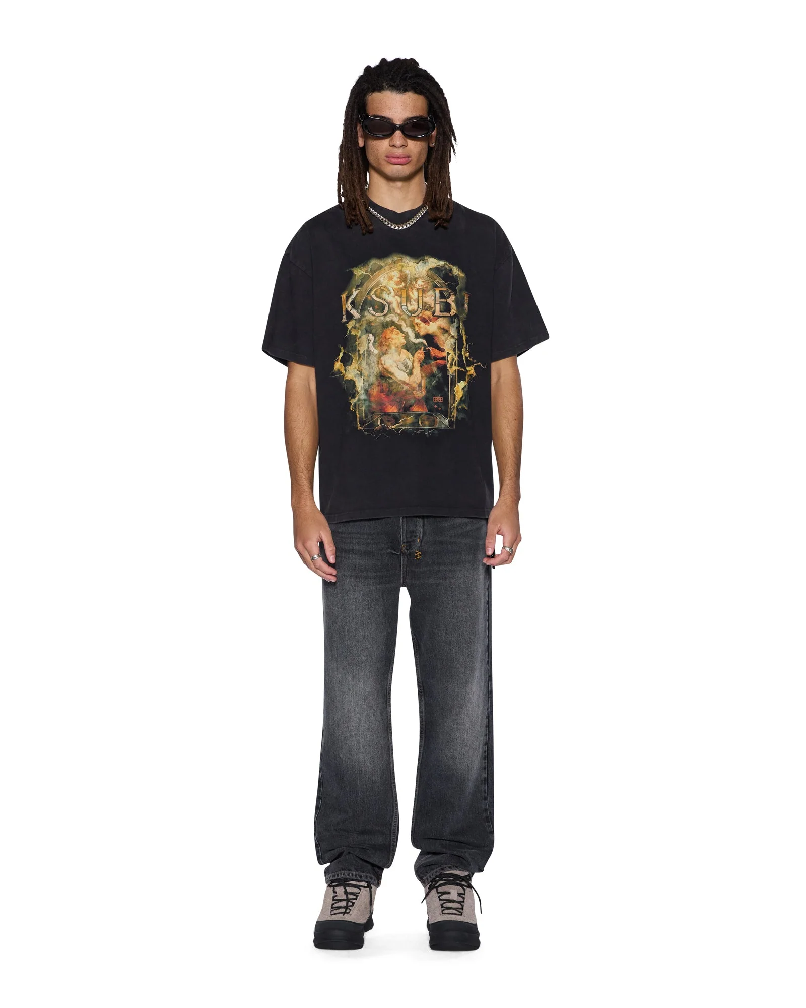 ASCENSION EKCESS TEE FADED BLACK