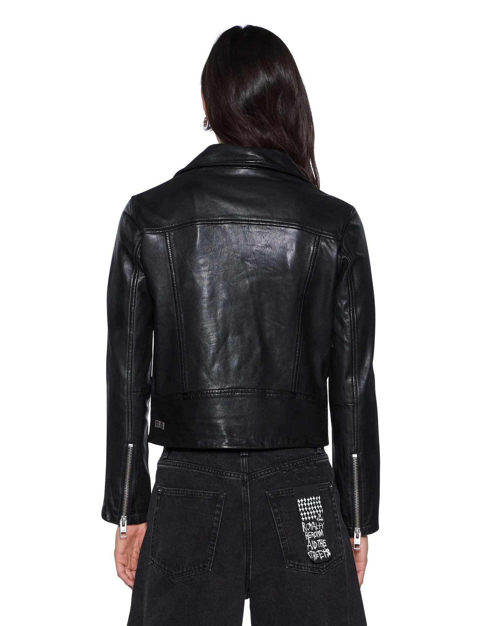 AMPLIFY LEATHER JACKET BLACK