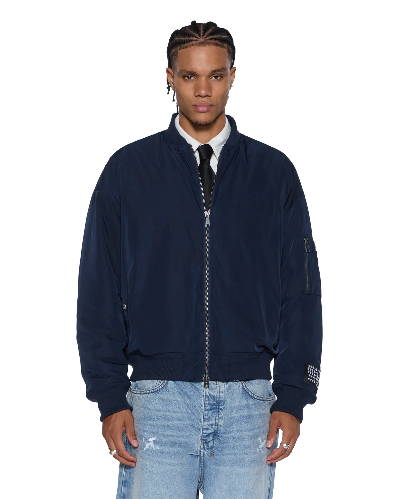 INTRUDER BOMBER JACKET NAVY