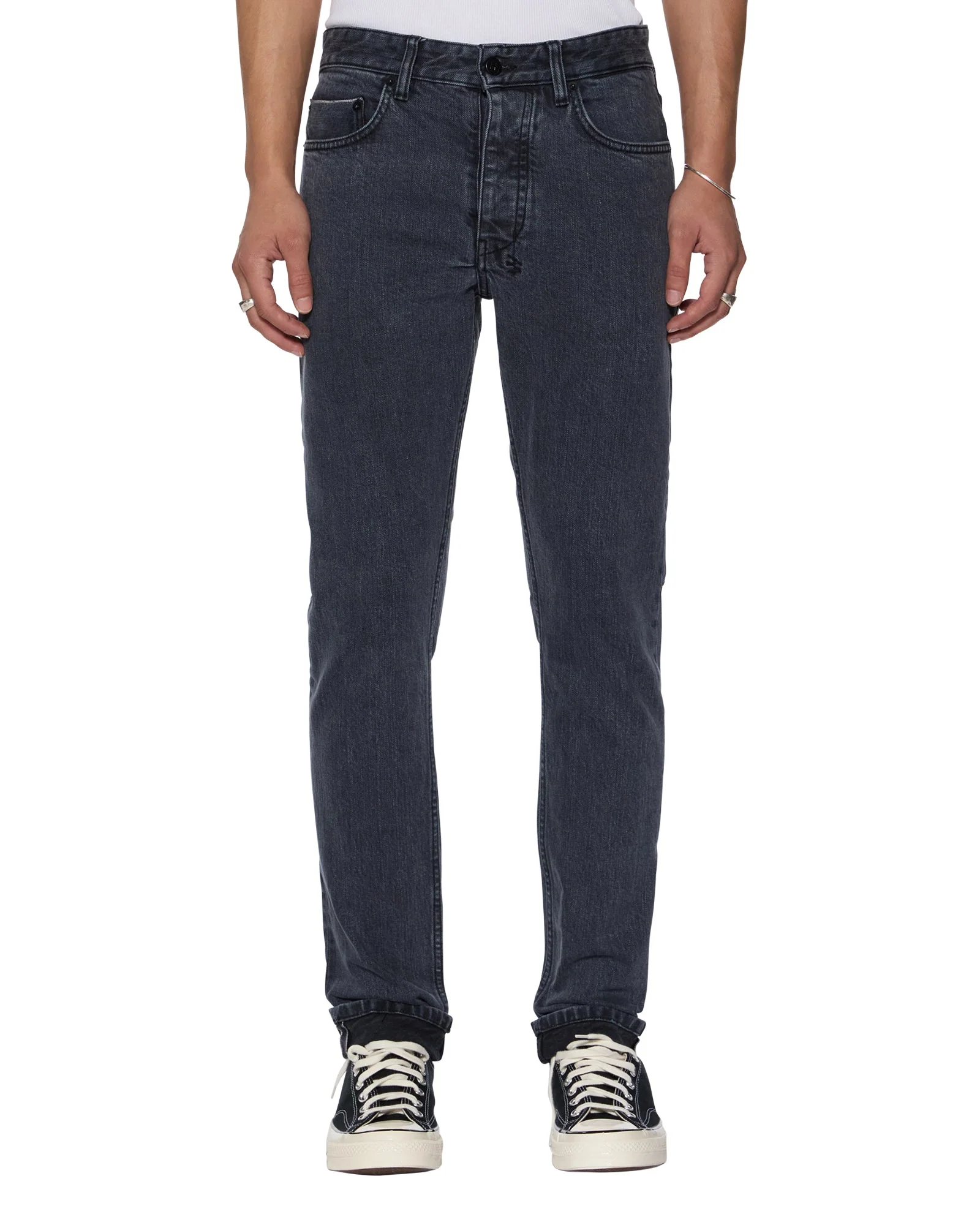CHITCH SELVEDGE NY BLACK