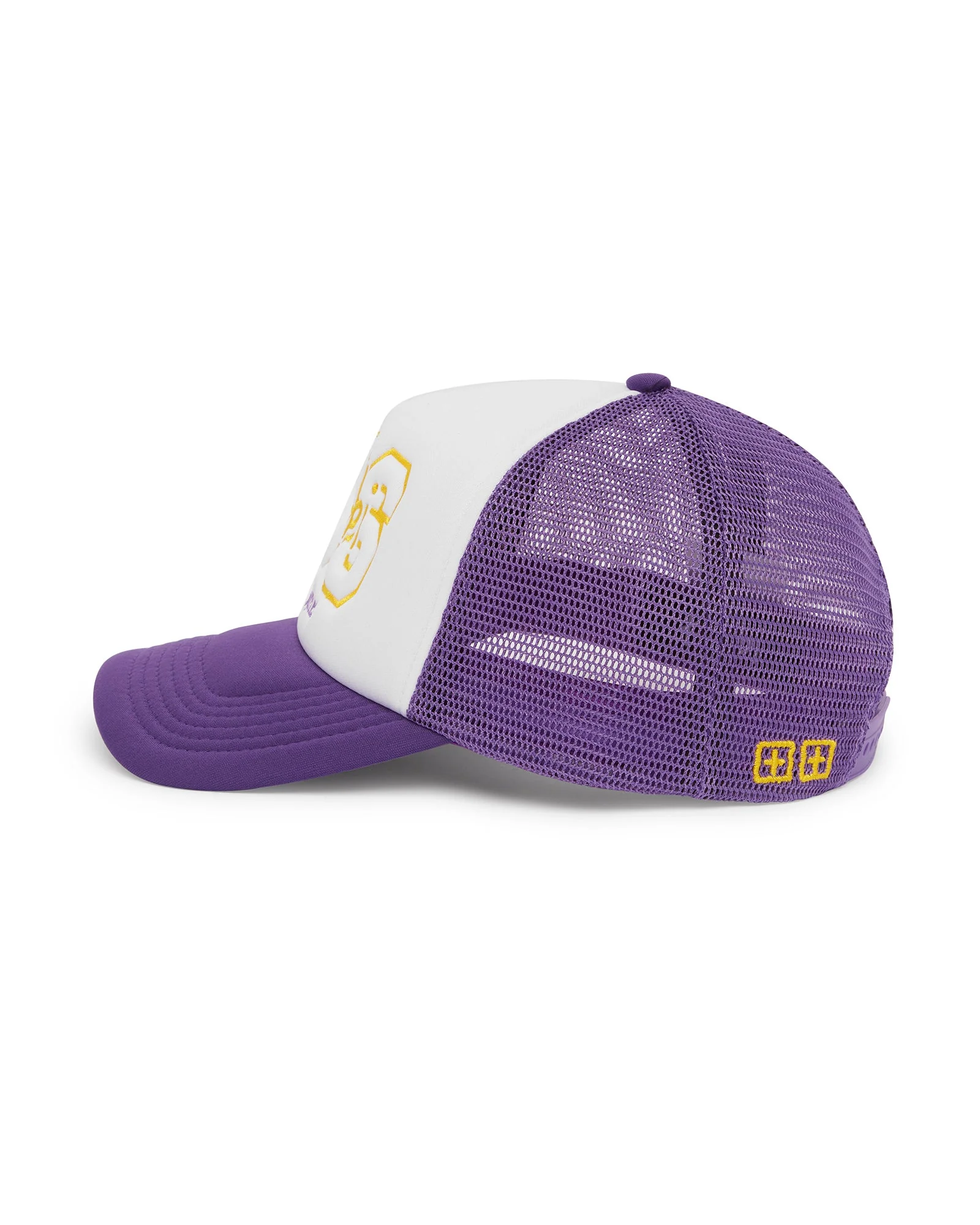 LA AND THE STREETS TRUCKER CAP PURPLE