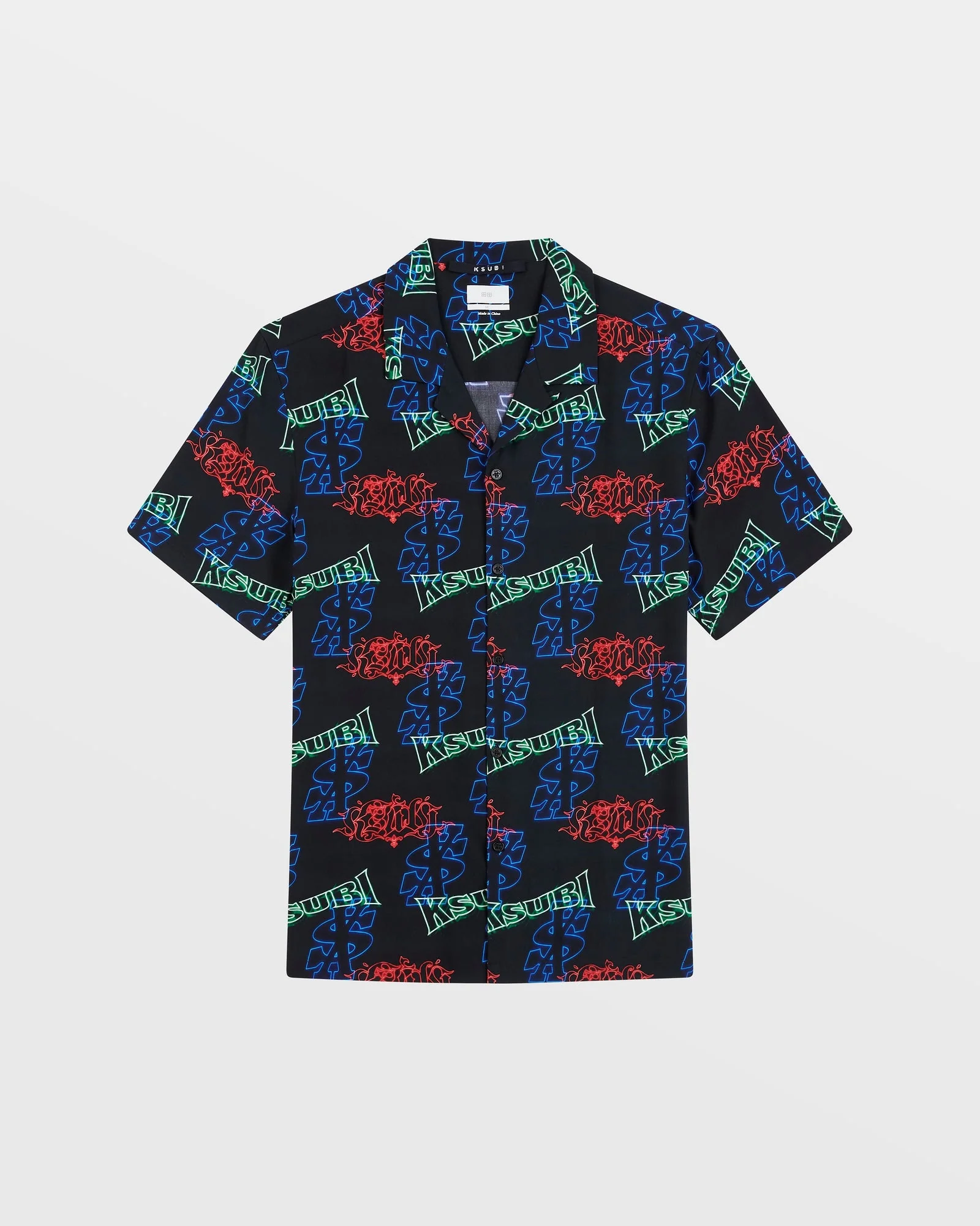 GLOW RESORT SS SHIRT BLACK