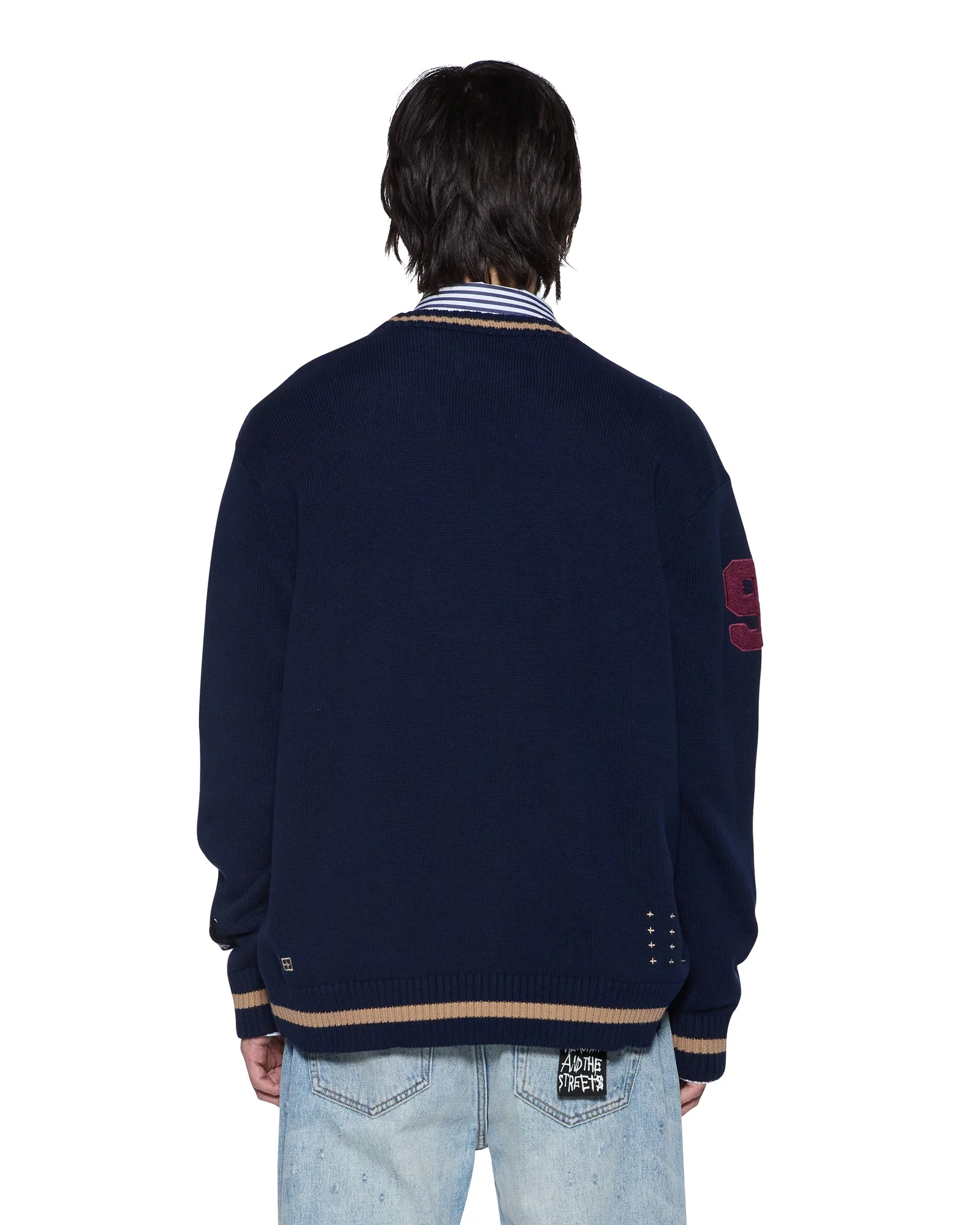 PLAYOFF CARDIGAN NAVY