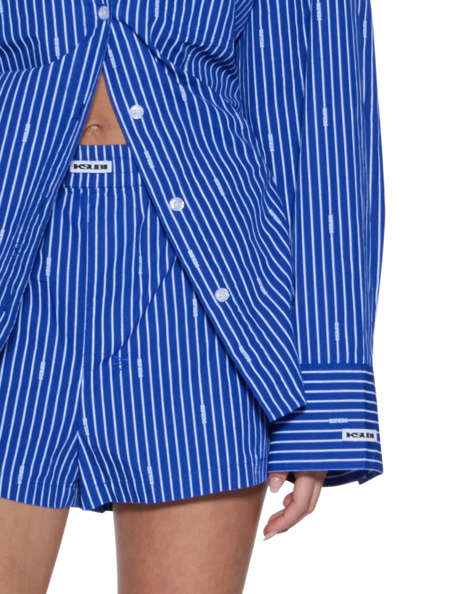 ASTRA SHIRT COBALT STRIPE