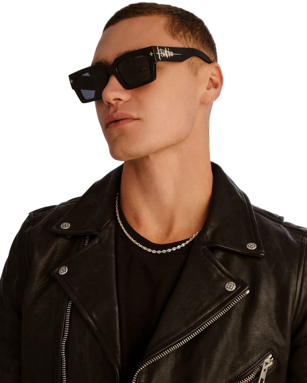 THE KINGY SUNGLASSES BLACK SILVER