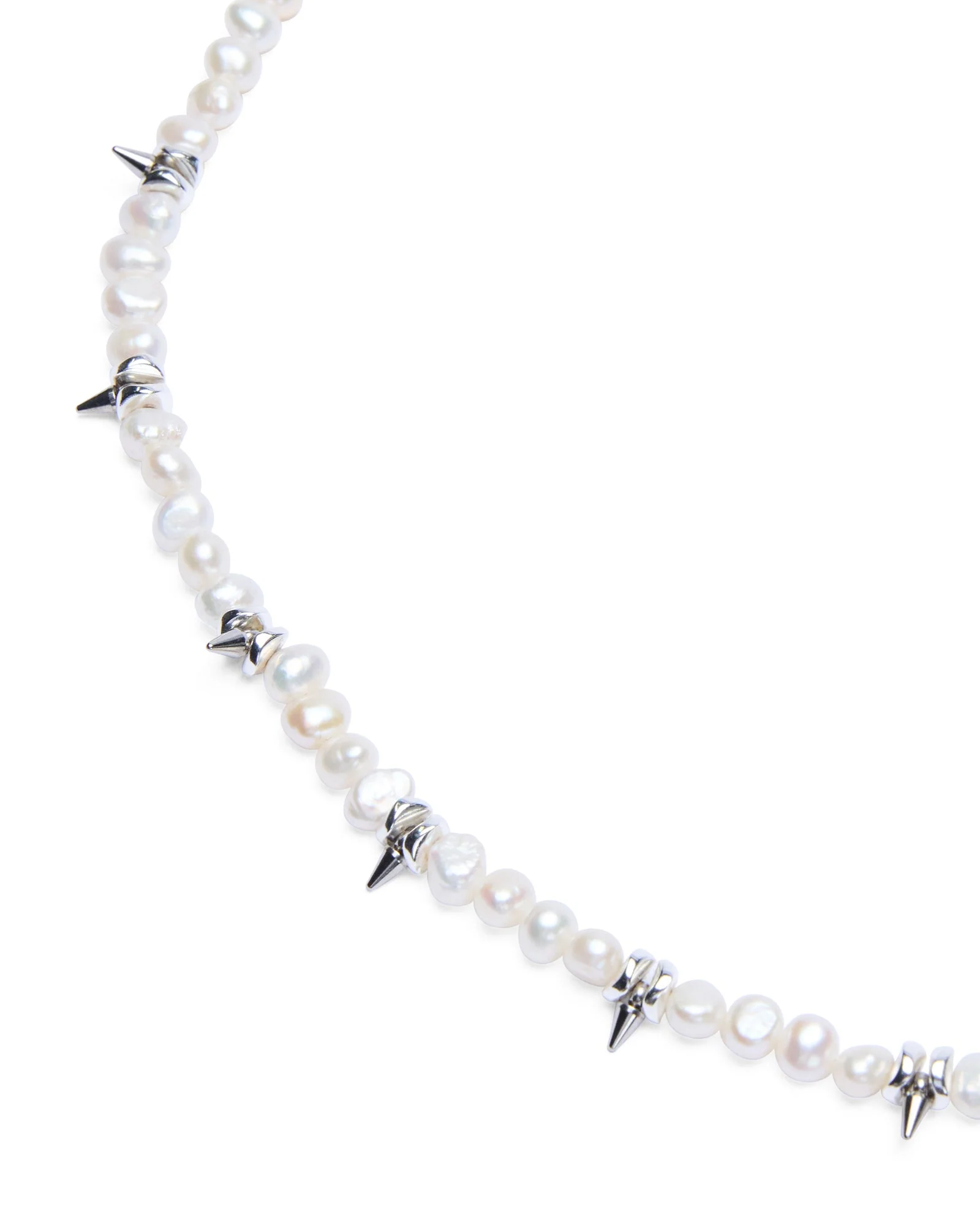 PEARL SPIKE NECKLACE