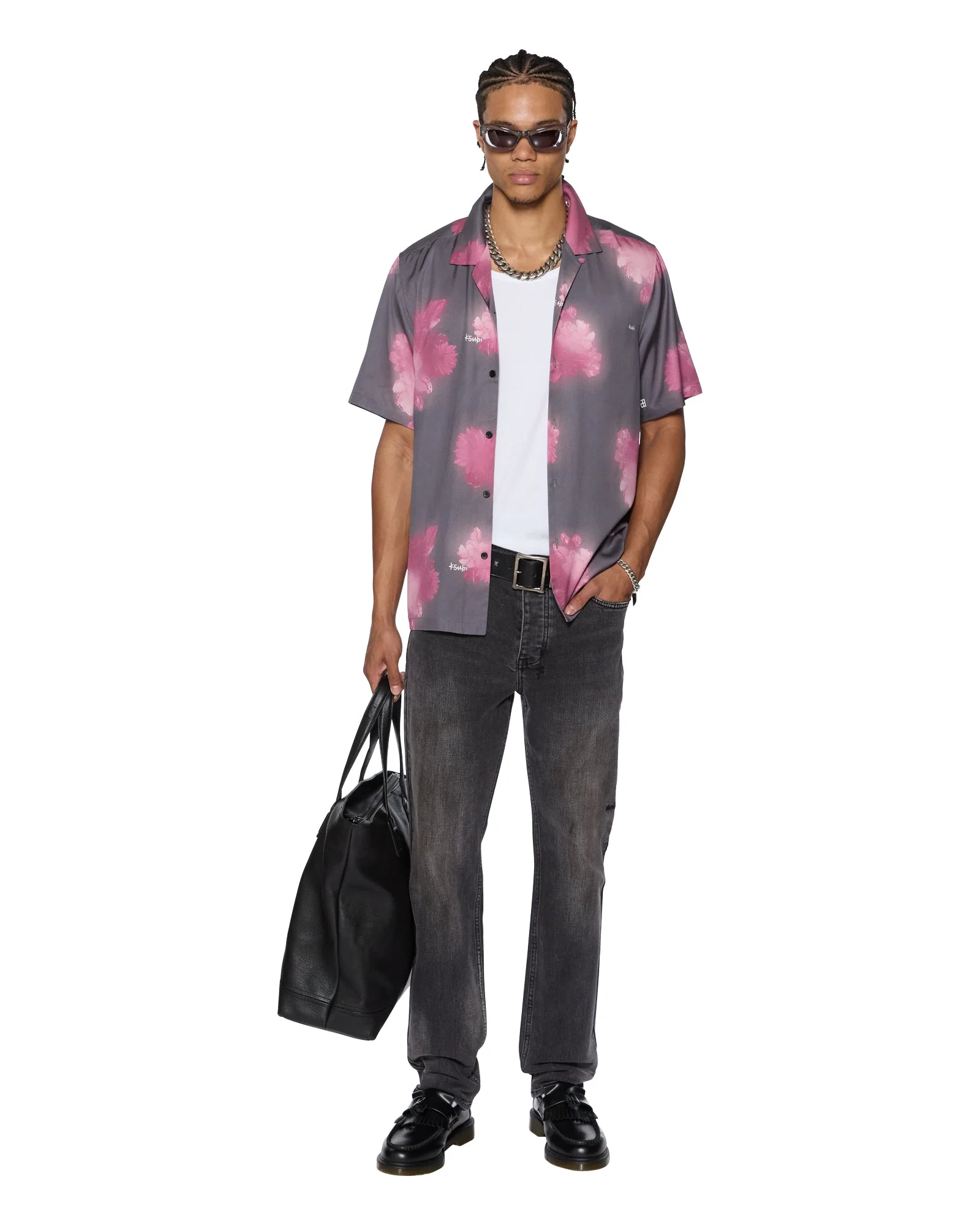 CURSED RESORT SS SHIRT BLACK