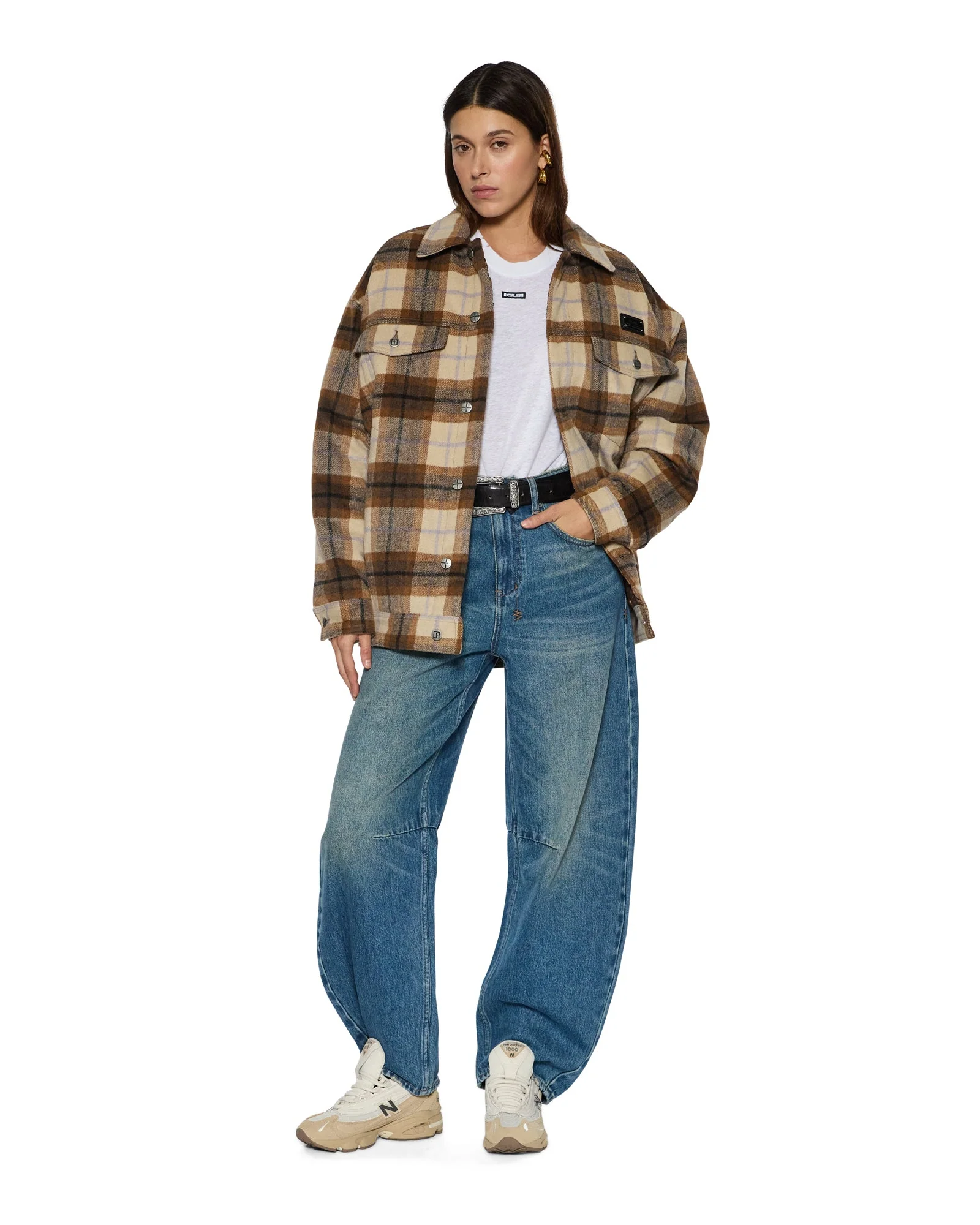 KSUPER TRUCKER JACKET PLAID