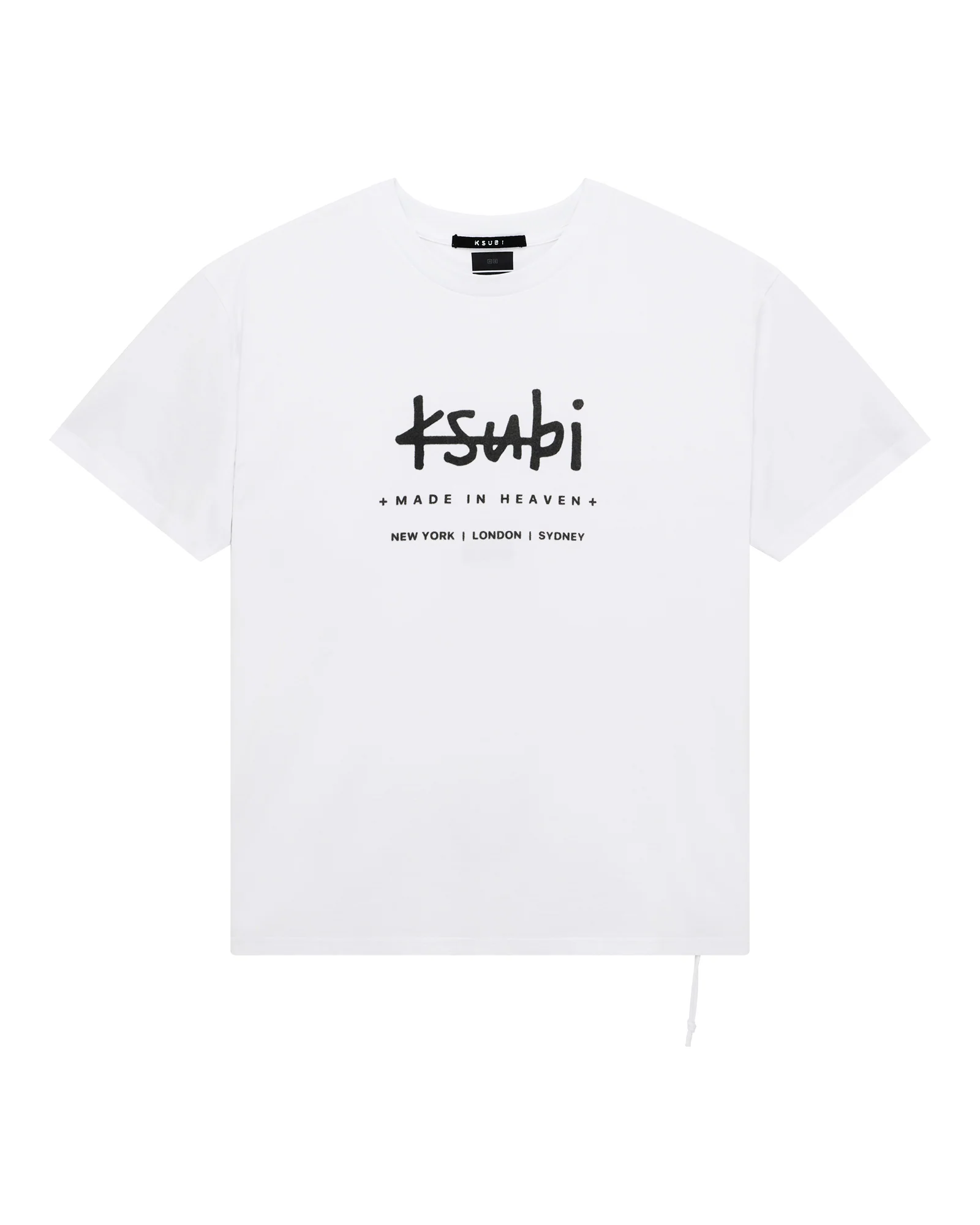 PLATED BIGGIE SS TEE TRU WHITE