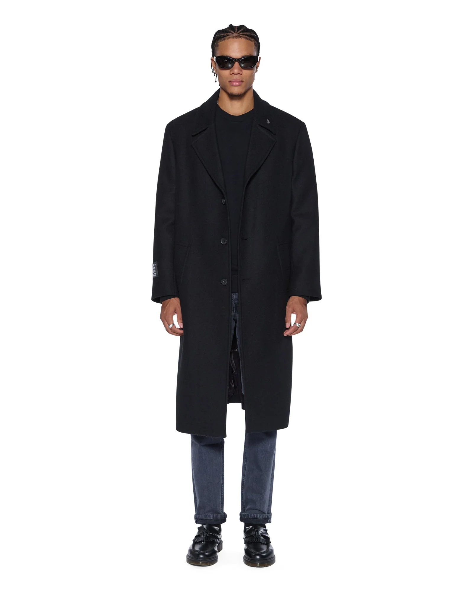 REDEMPTION WOOL COAT BLACK