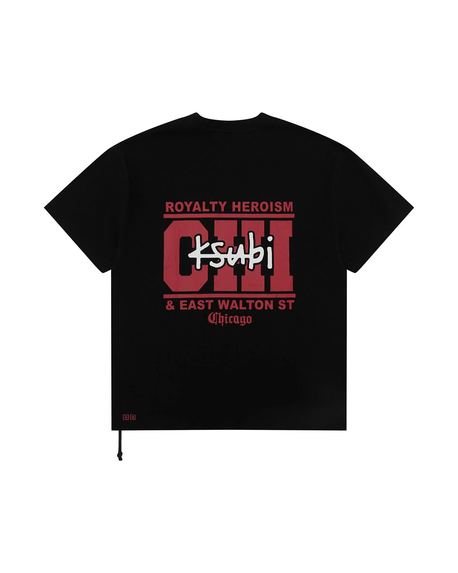 CHICAGO AND THE STREETS SS BIGGIE TEE BLACK