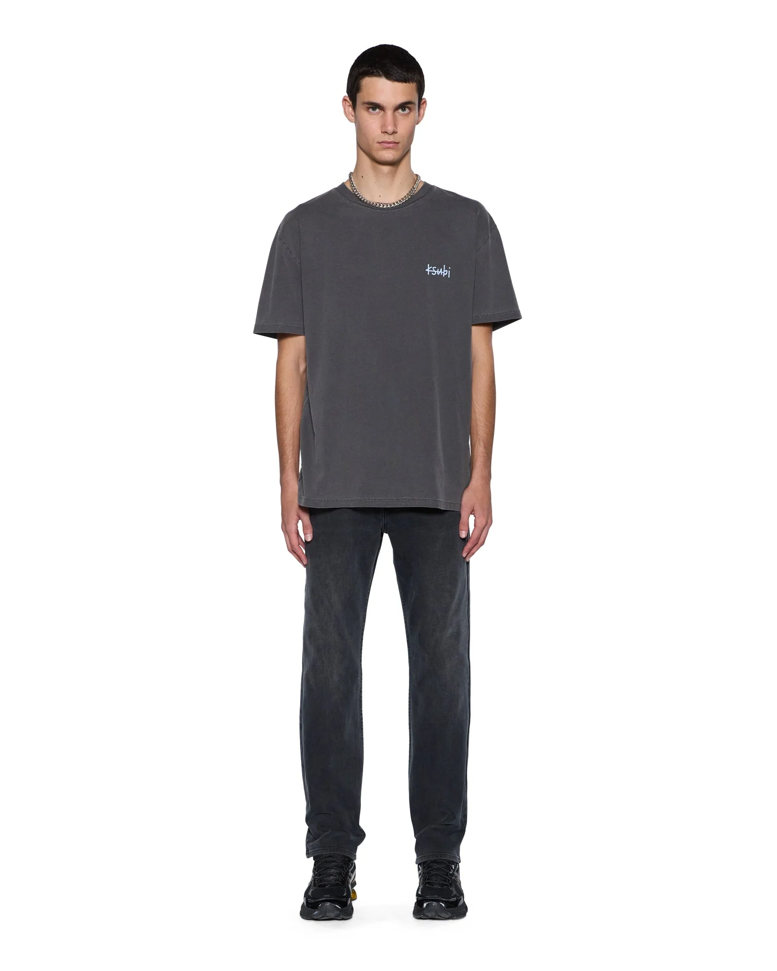 ALL DAY BIGGIE SS TEE CHARCOAL