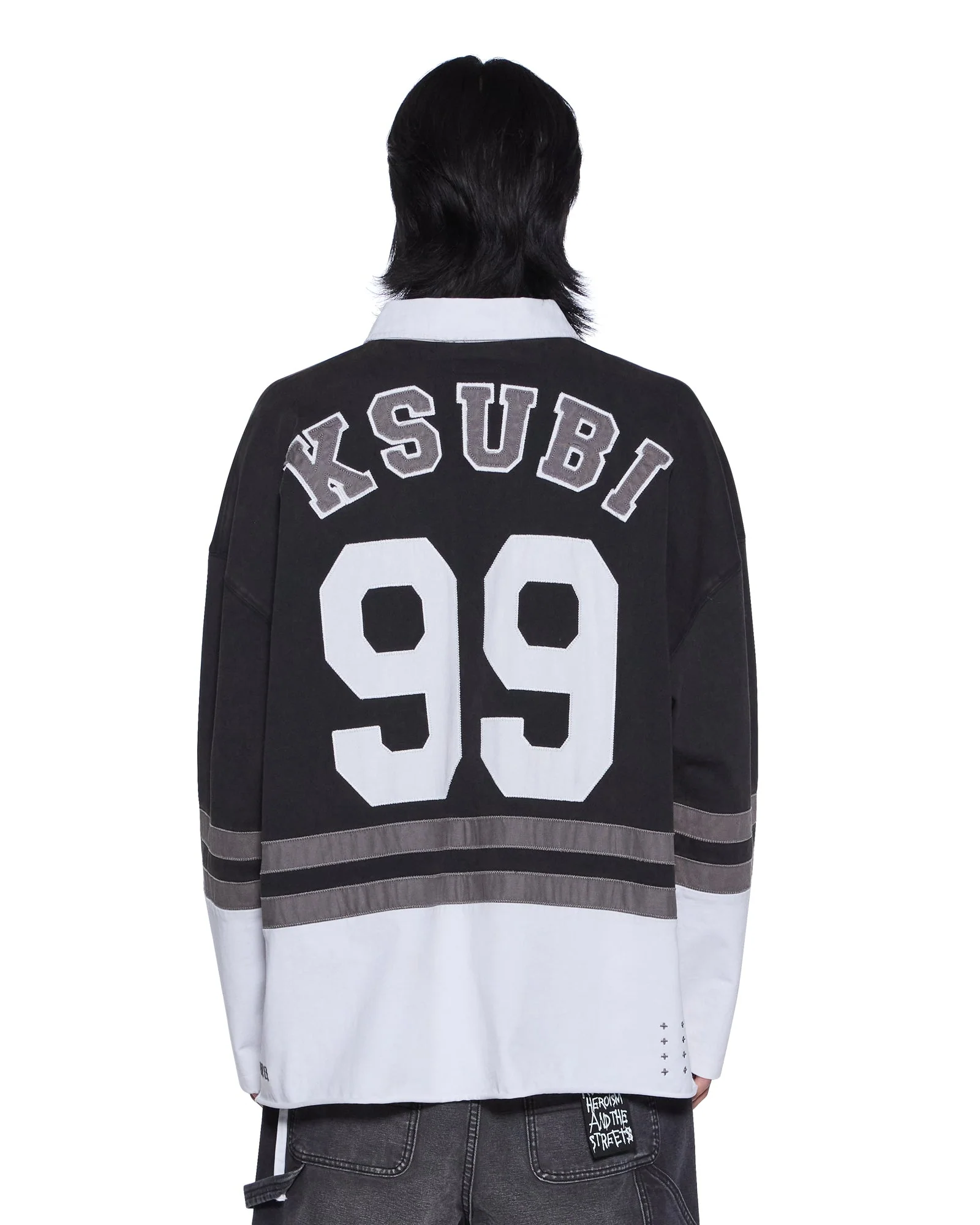 DUKE RUGBY LS JERSEY BLACK