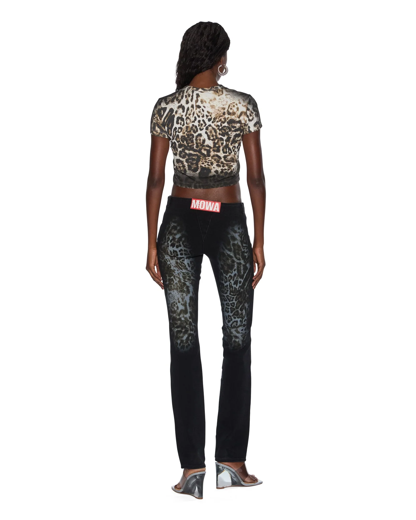 MOWALOLA BABY TEE CHEETAH