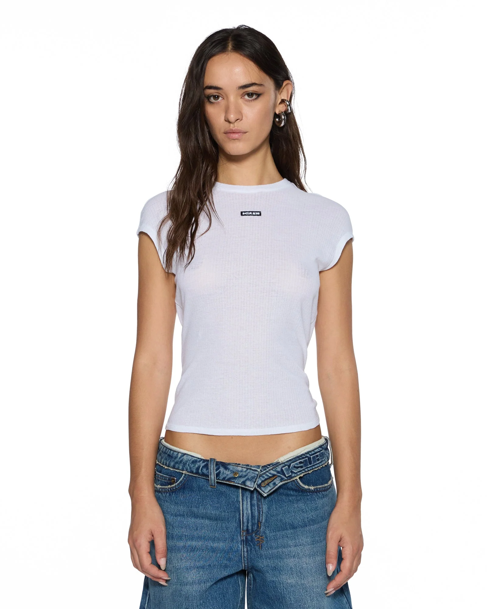 STAPLE SS TEE WHITE SHEER